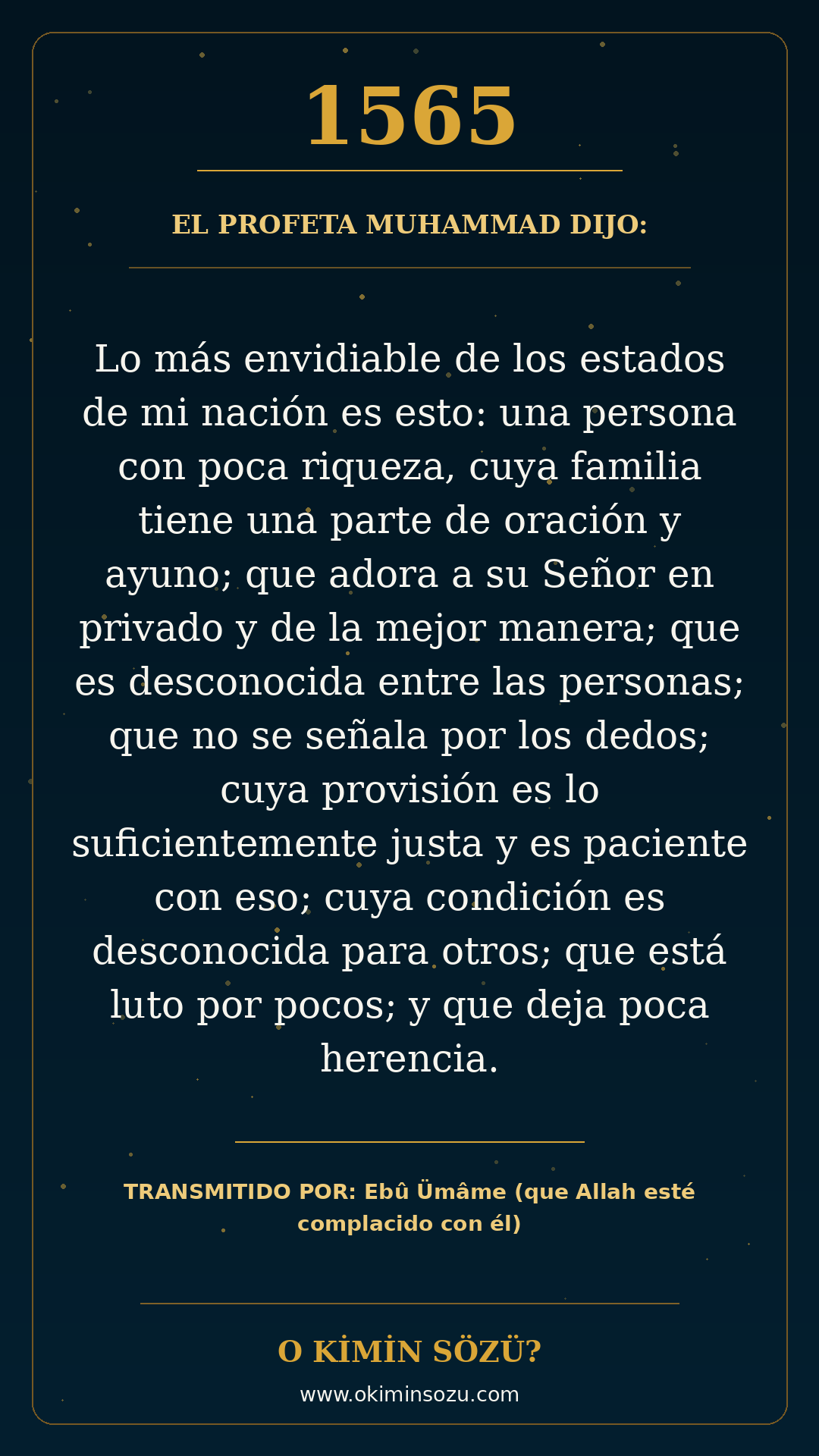 hadis 1565 es