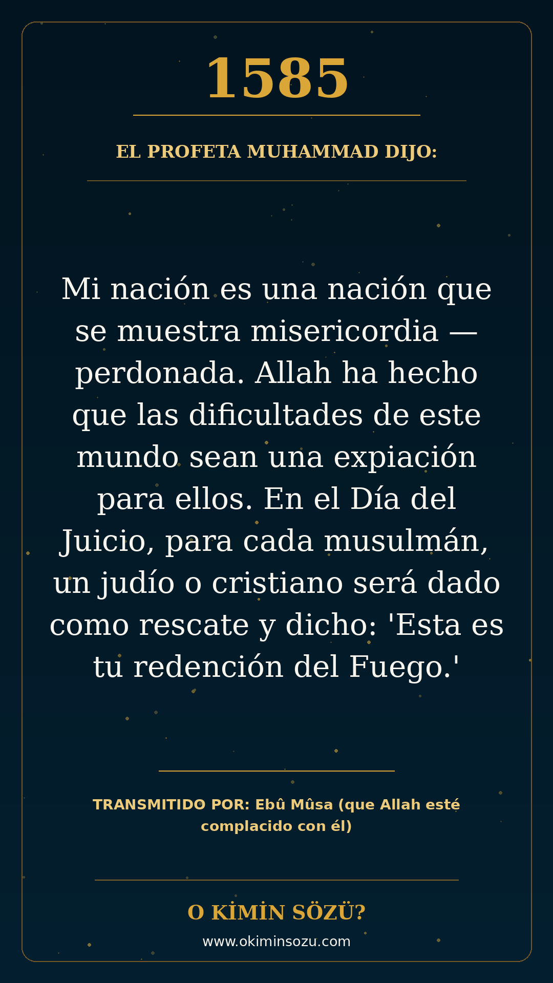 hadis 1585 es