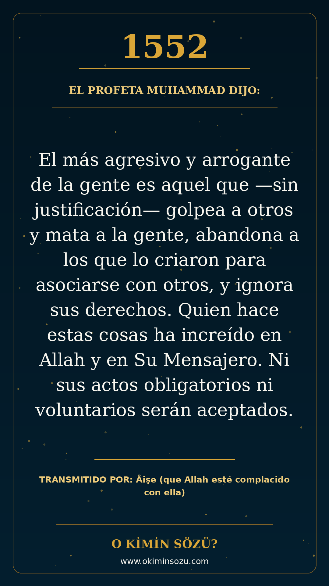 hadis 1552 es