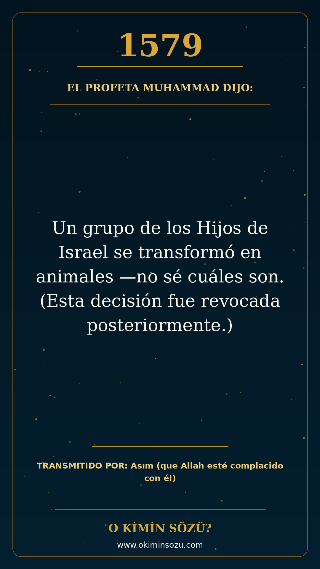 hadis 1579 es