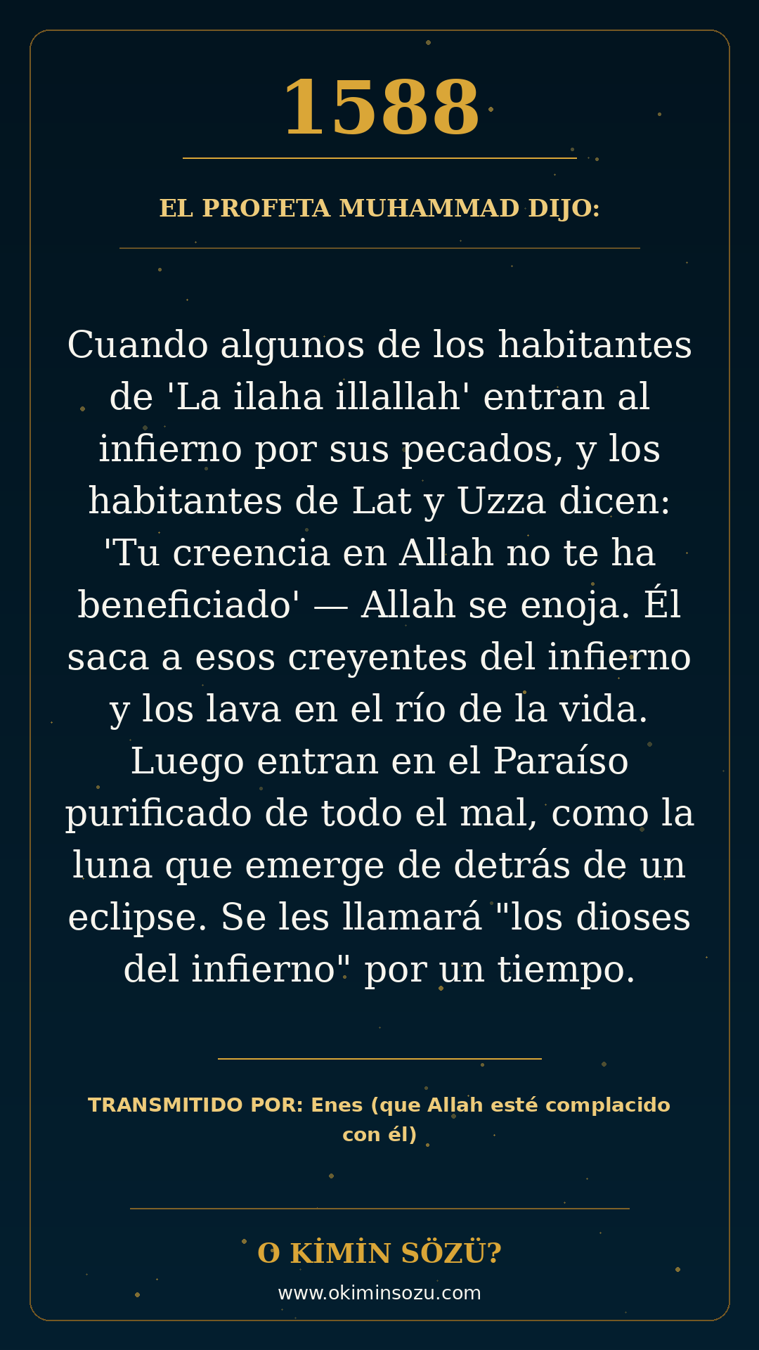 hadis 1588 es