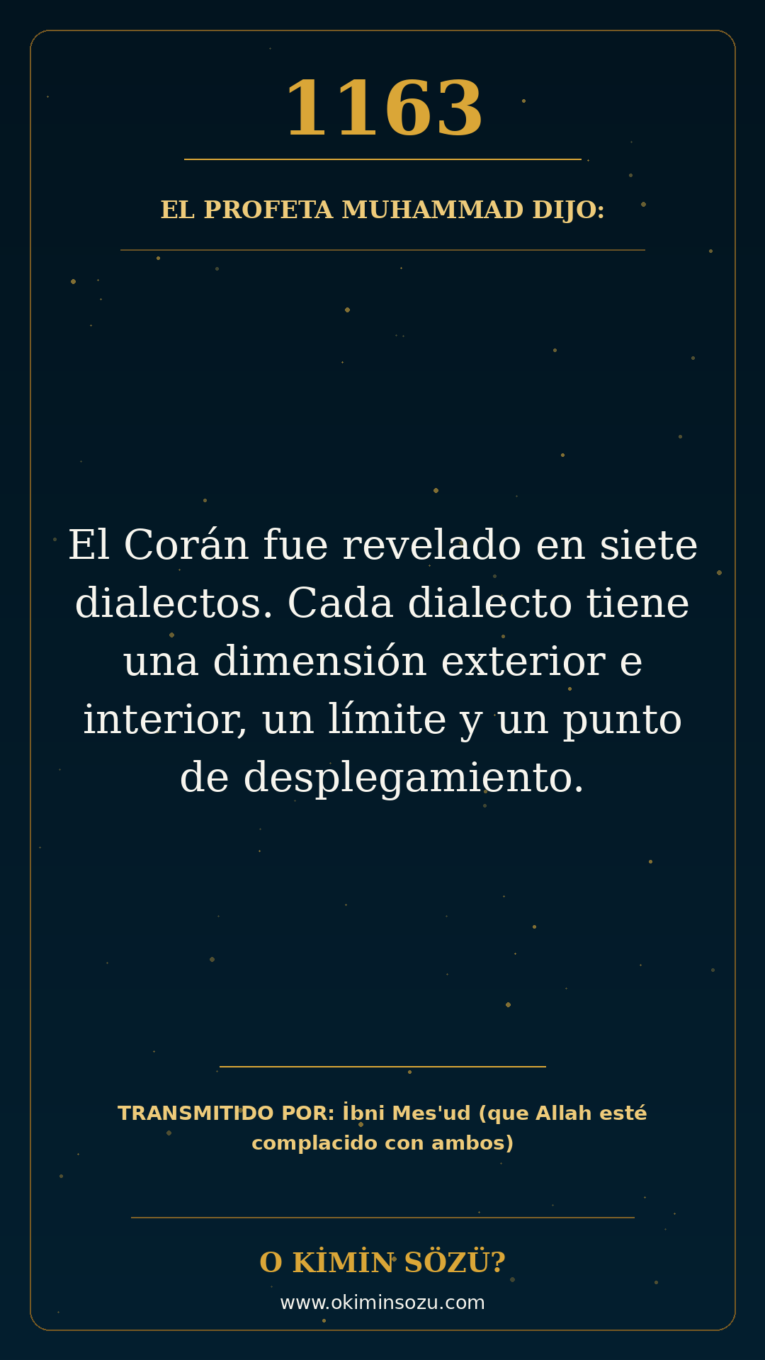 hadis 1163 es