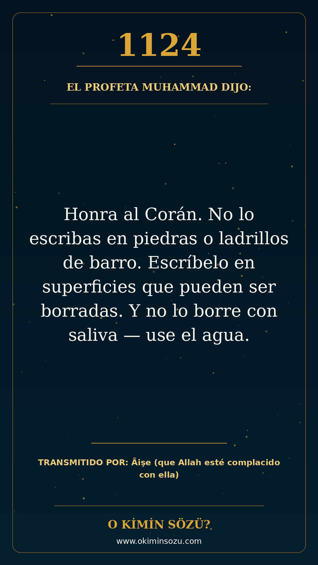 hadis 1124 es