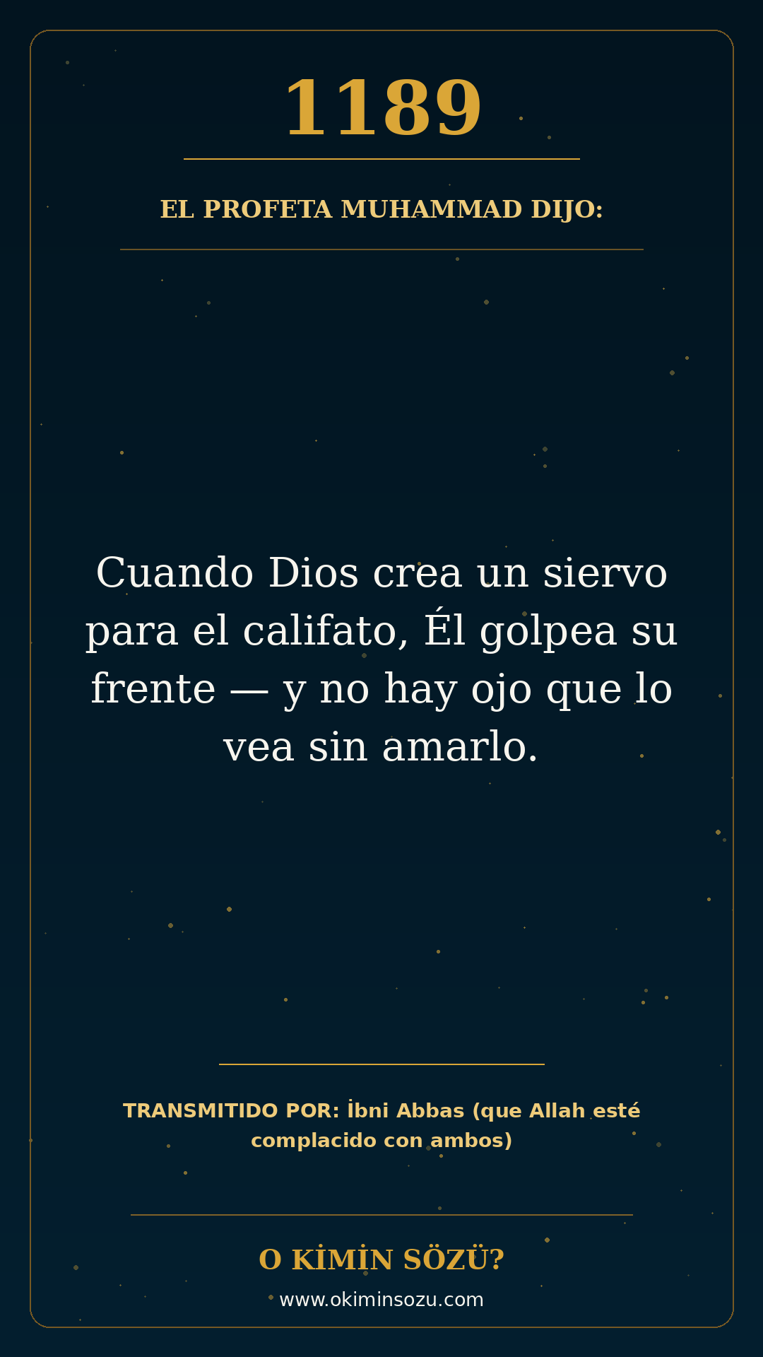 hadis 1189 es