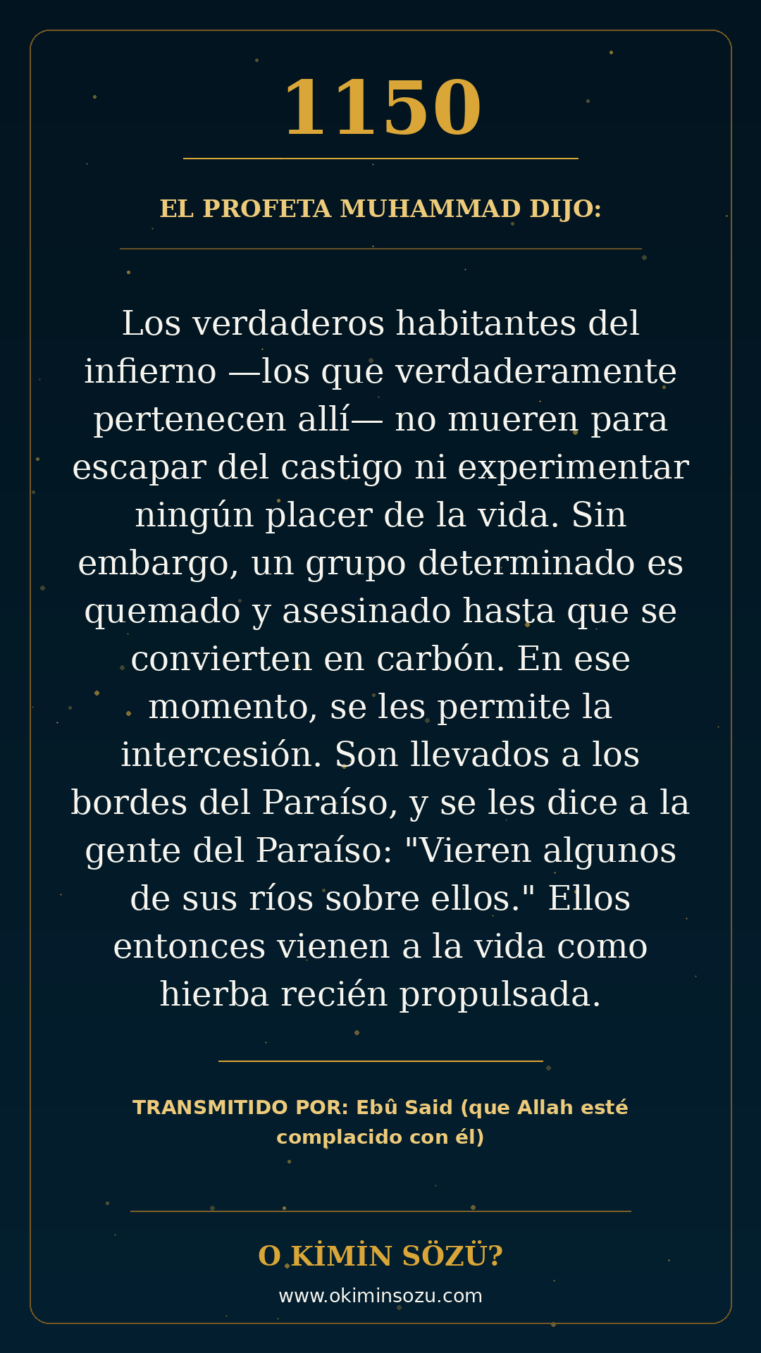 hadis 1150 es