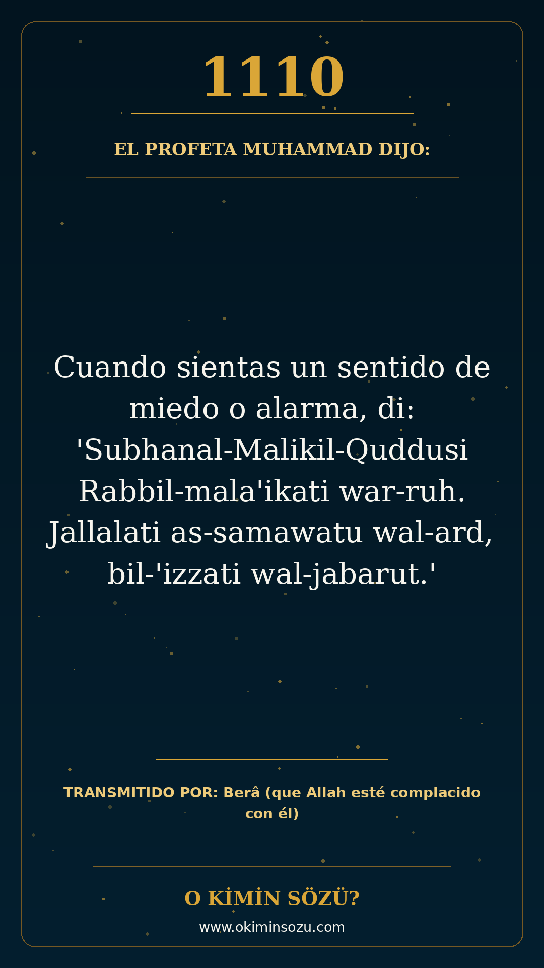 hadis 1110 es
