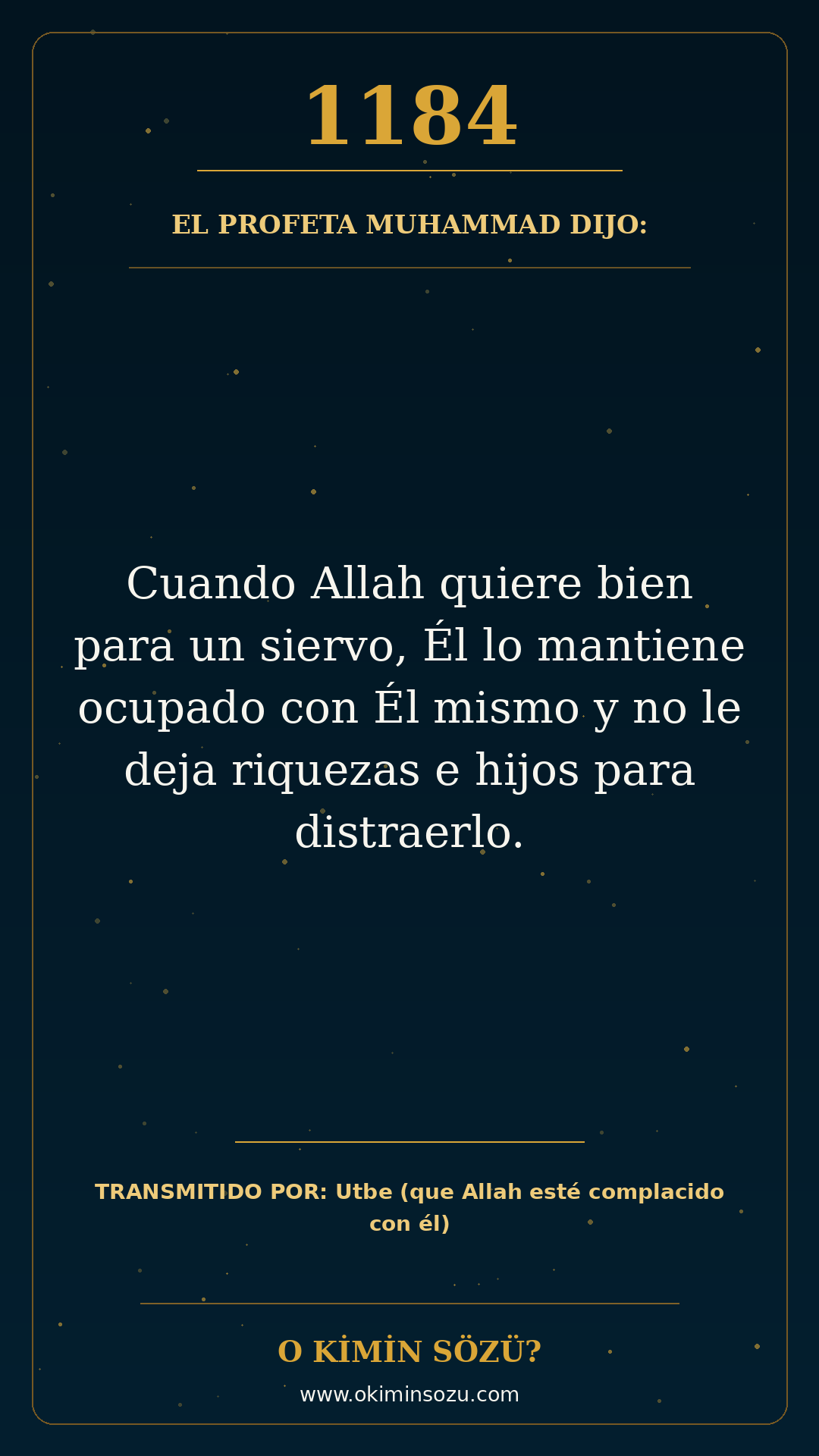 hadis 1184 es