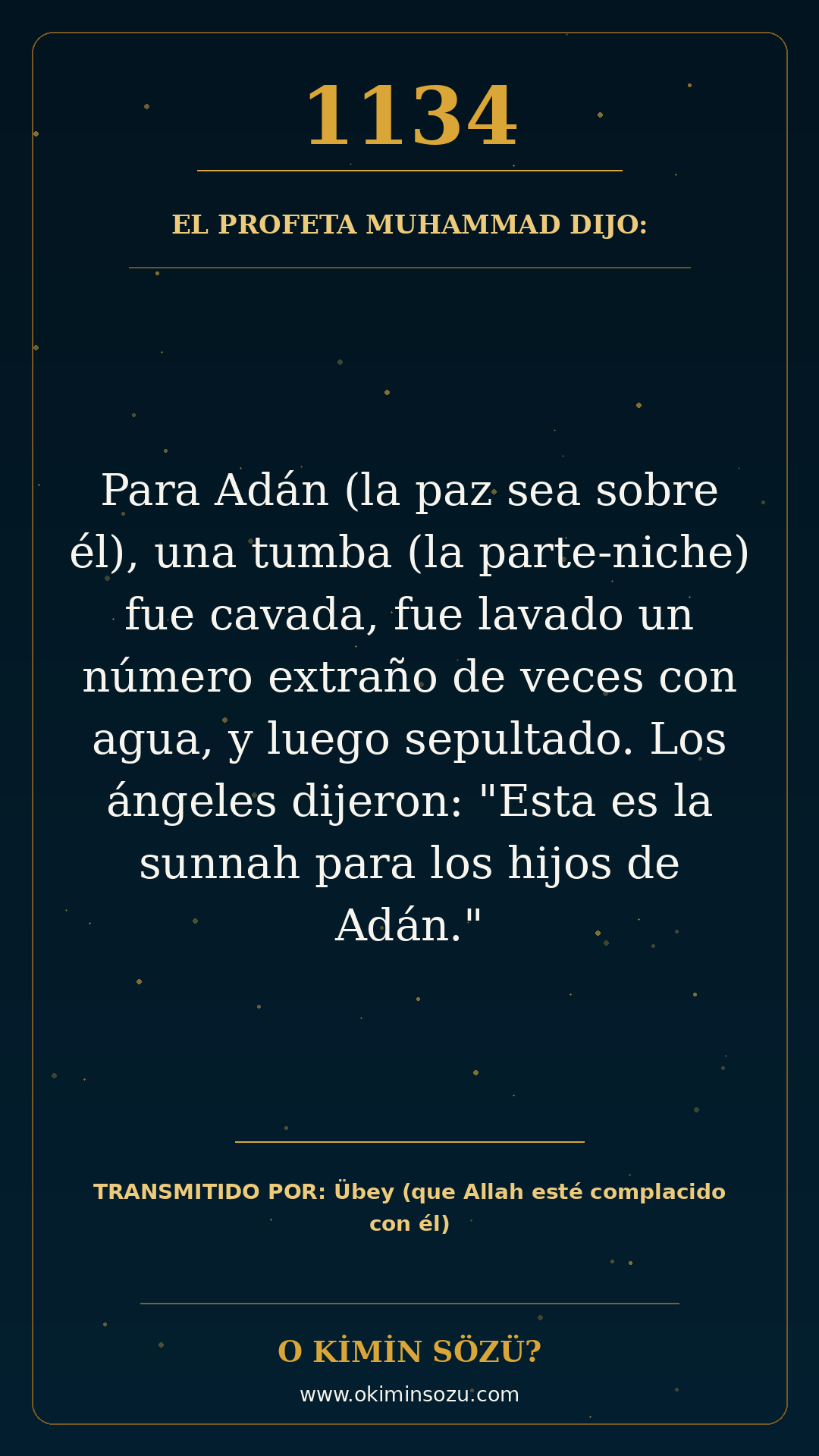 hadis 1134 es