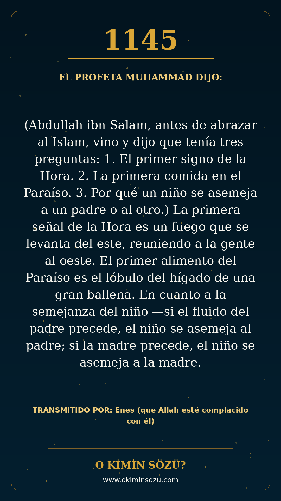 hadis 1145 es
