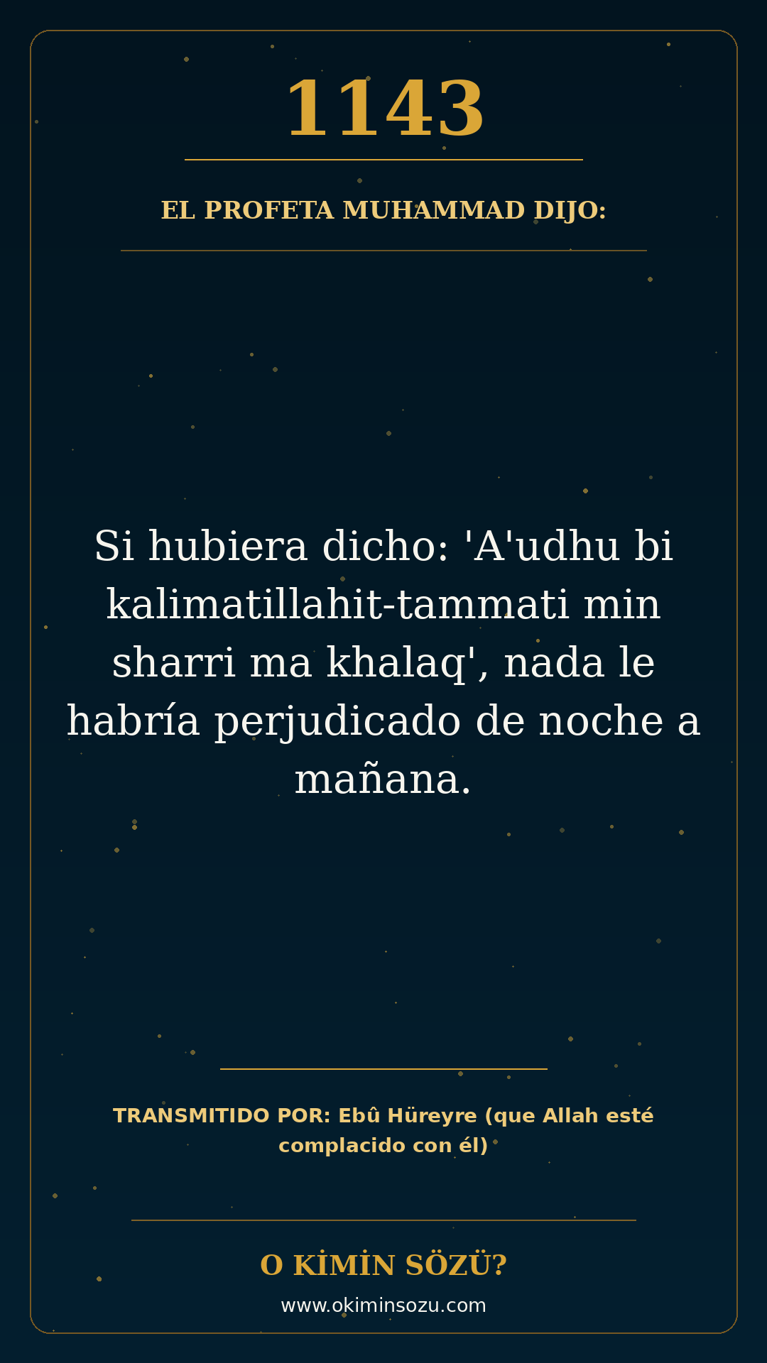 hadis 1143 es