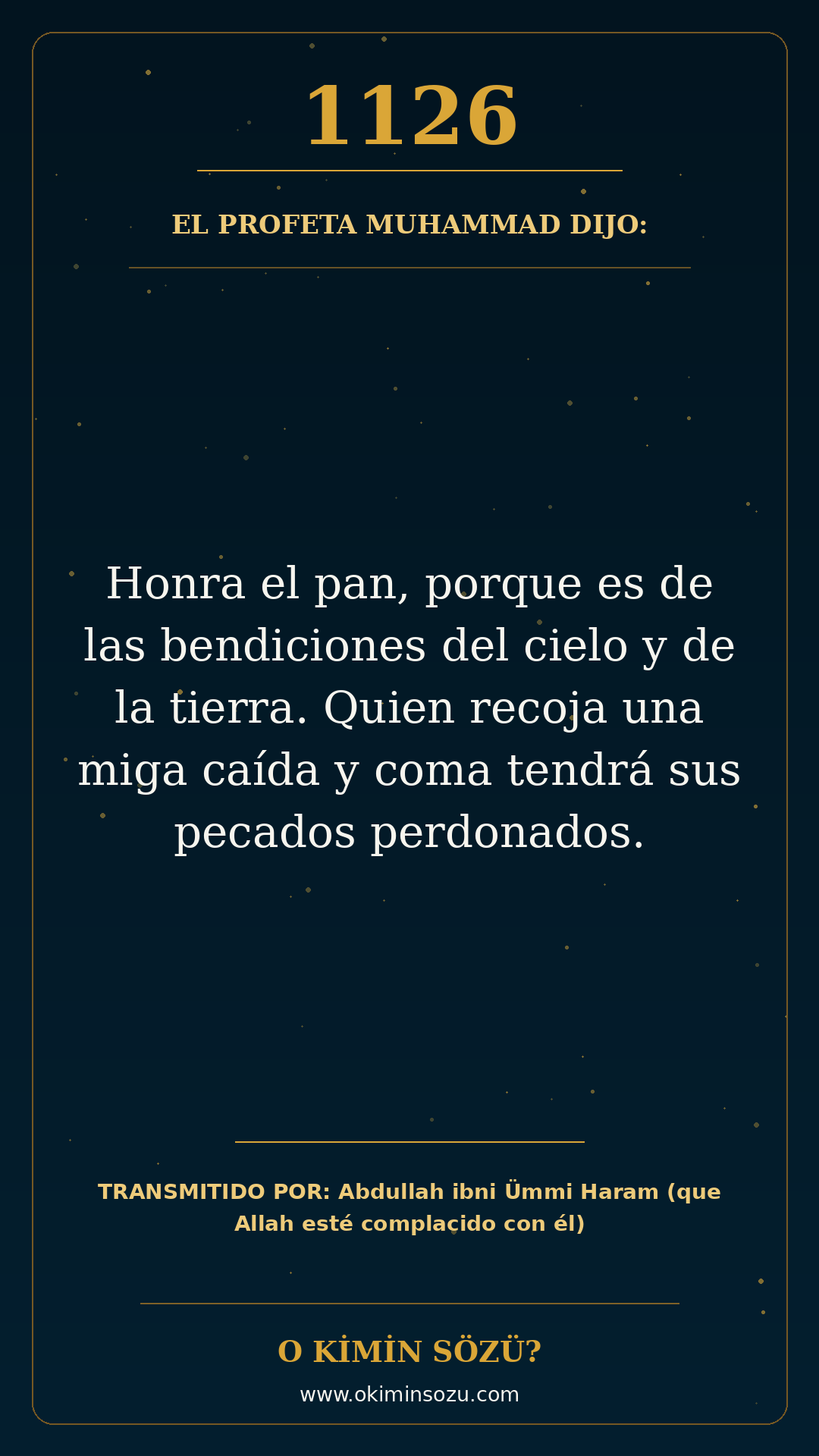 hadis 1126 es