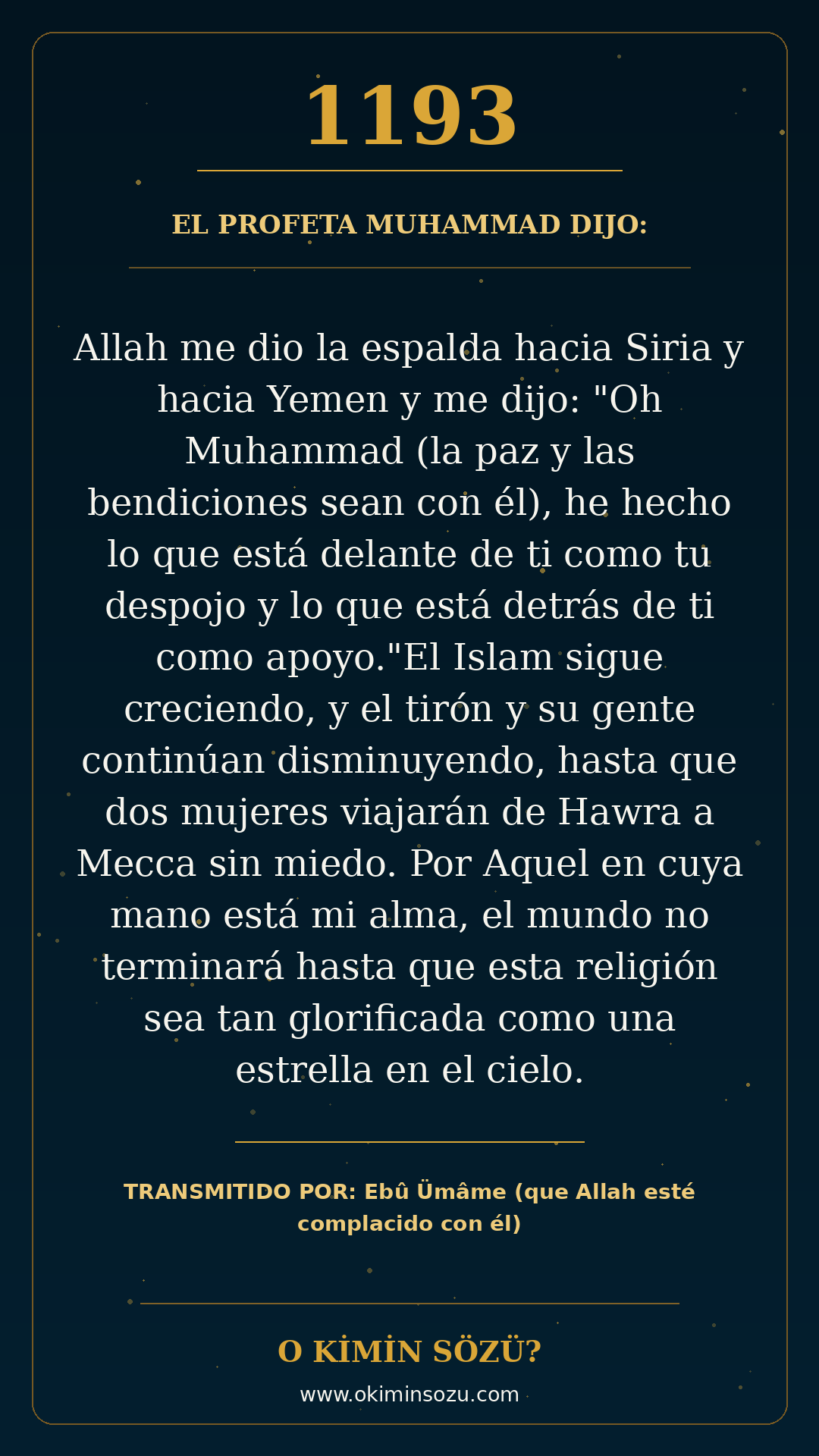 hadis 1193 es