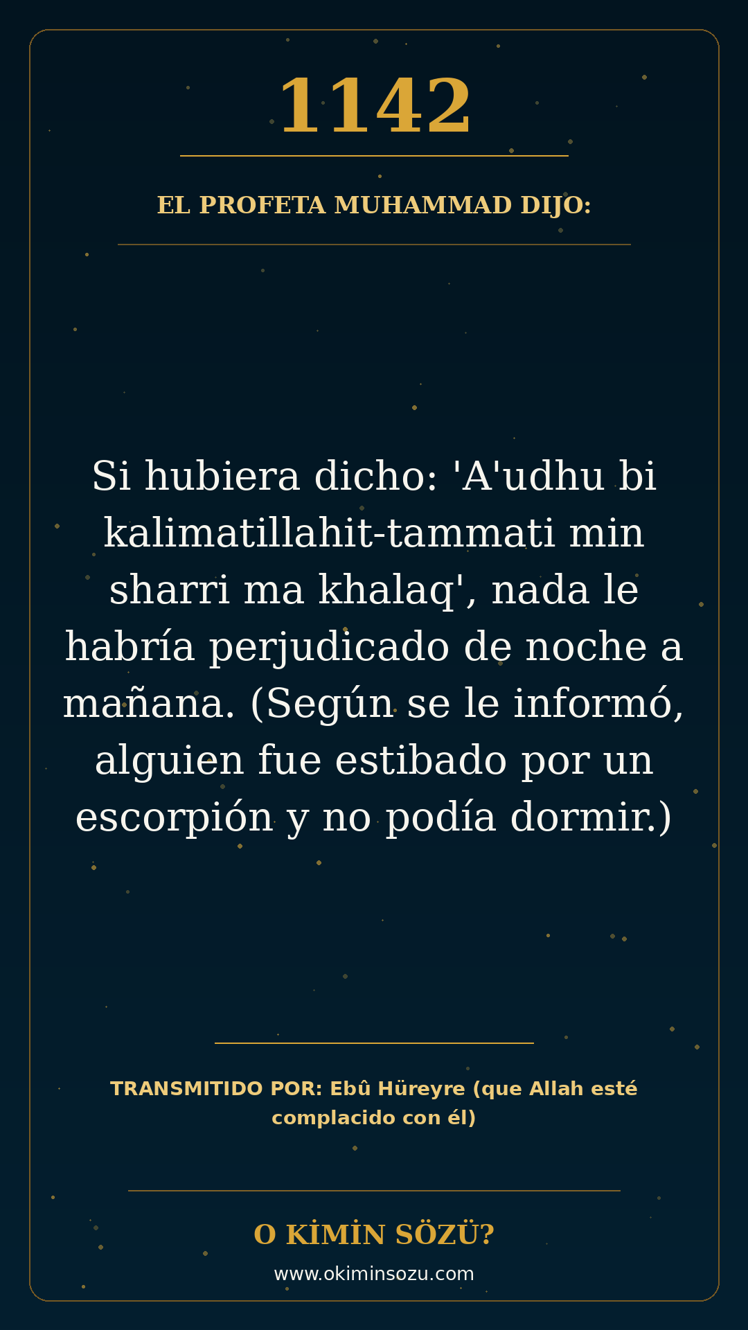 hadis 1142 es
