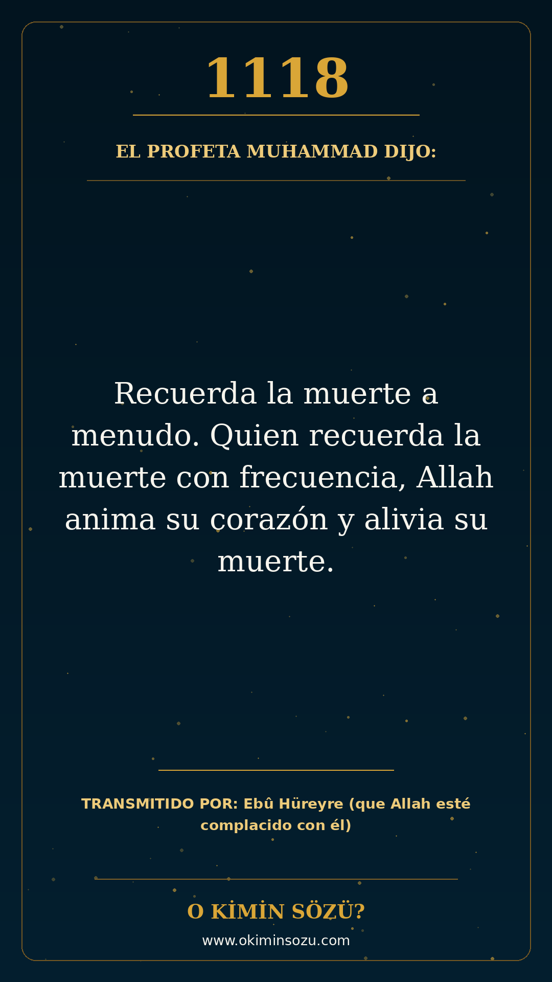 hadis 1118 es