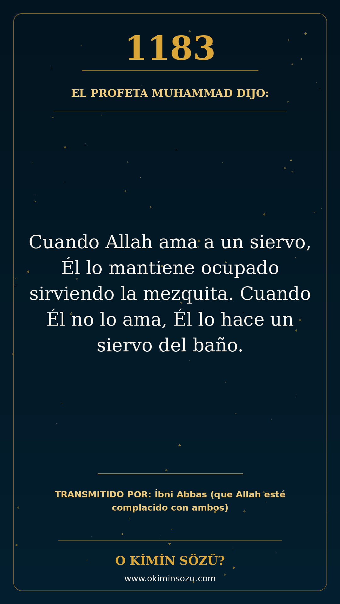 hadis 1183 es