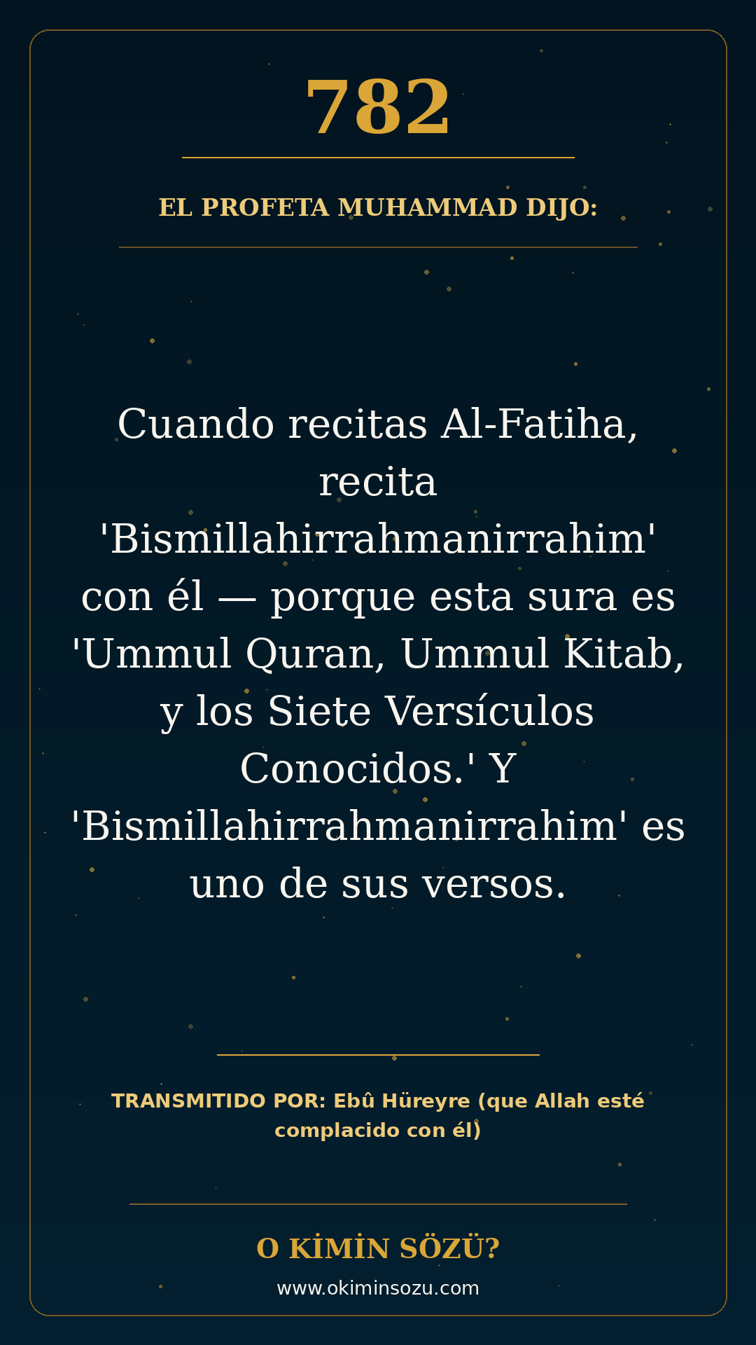 hadis 0782 es