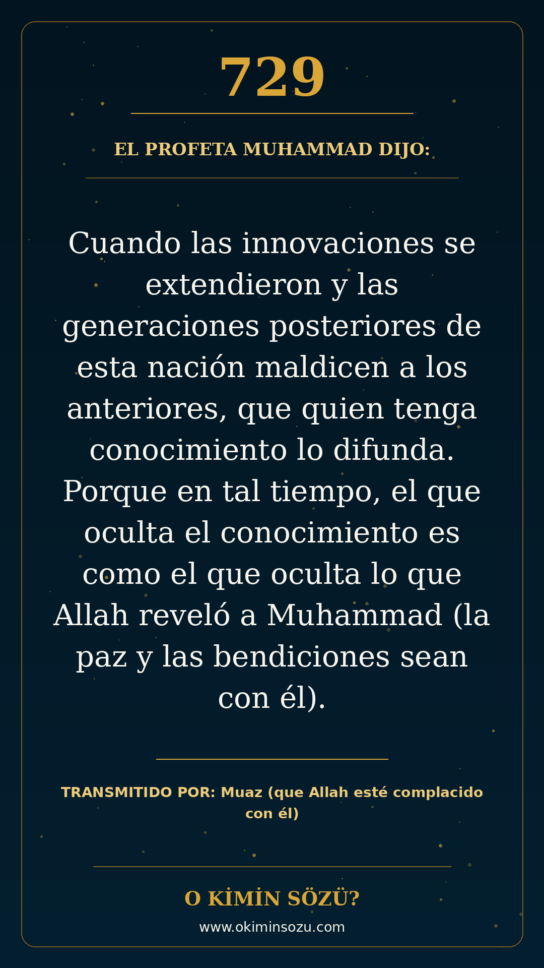 hadis 0729 es