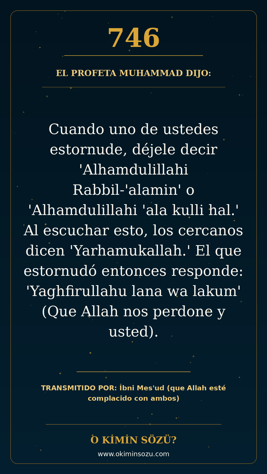 hadis 0746 es
