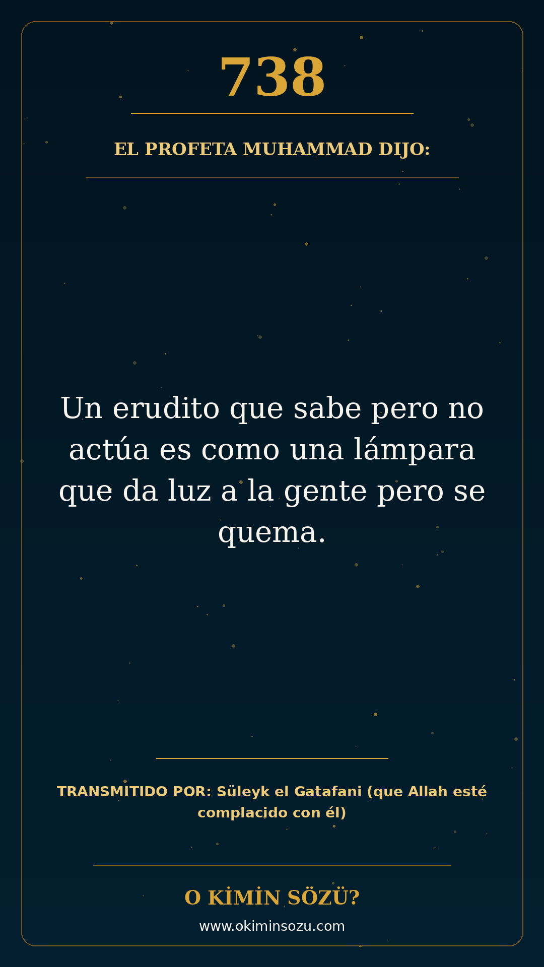 hadis 0738 es