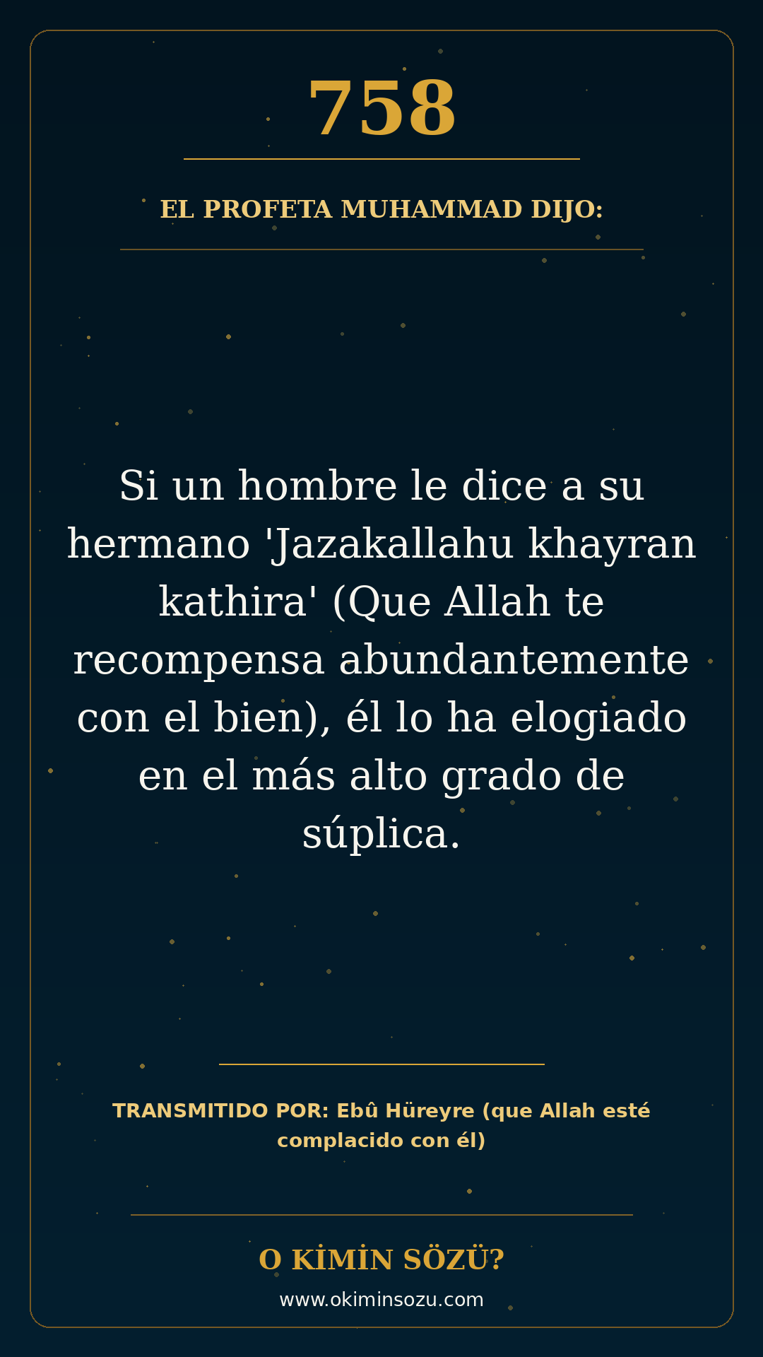 hadis 0758 es