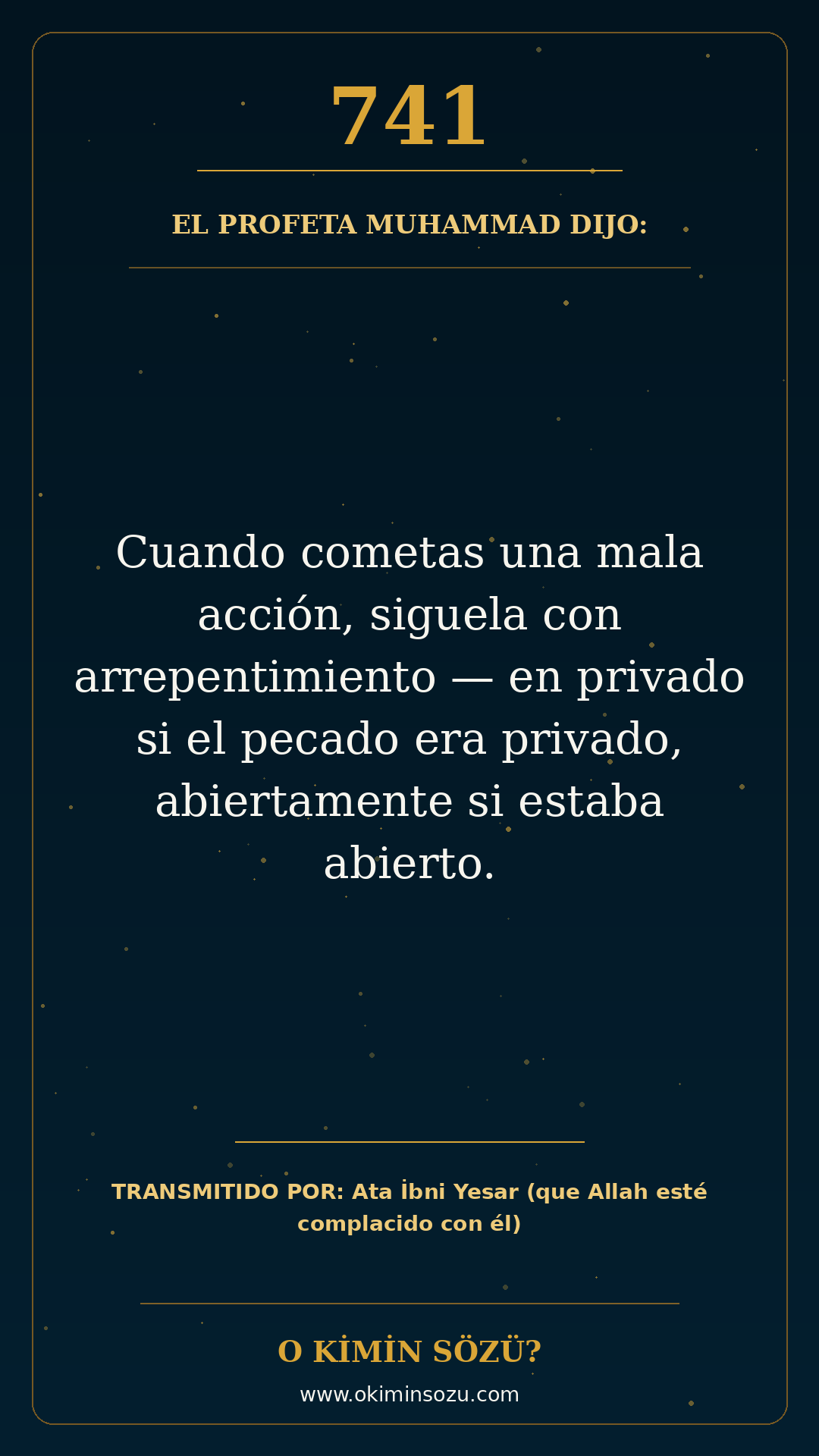 hadis 0741 es