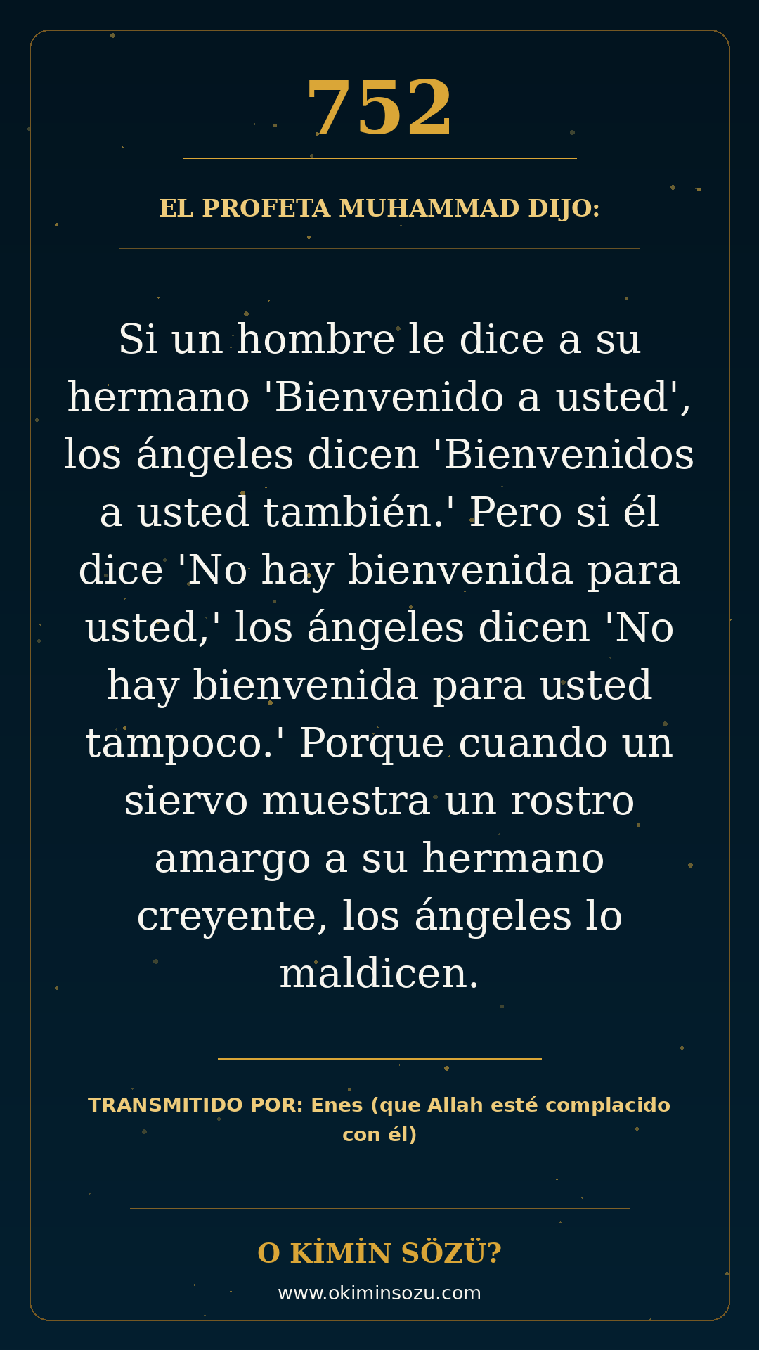 hadis 0752 es