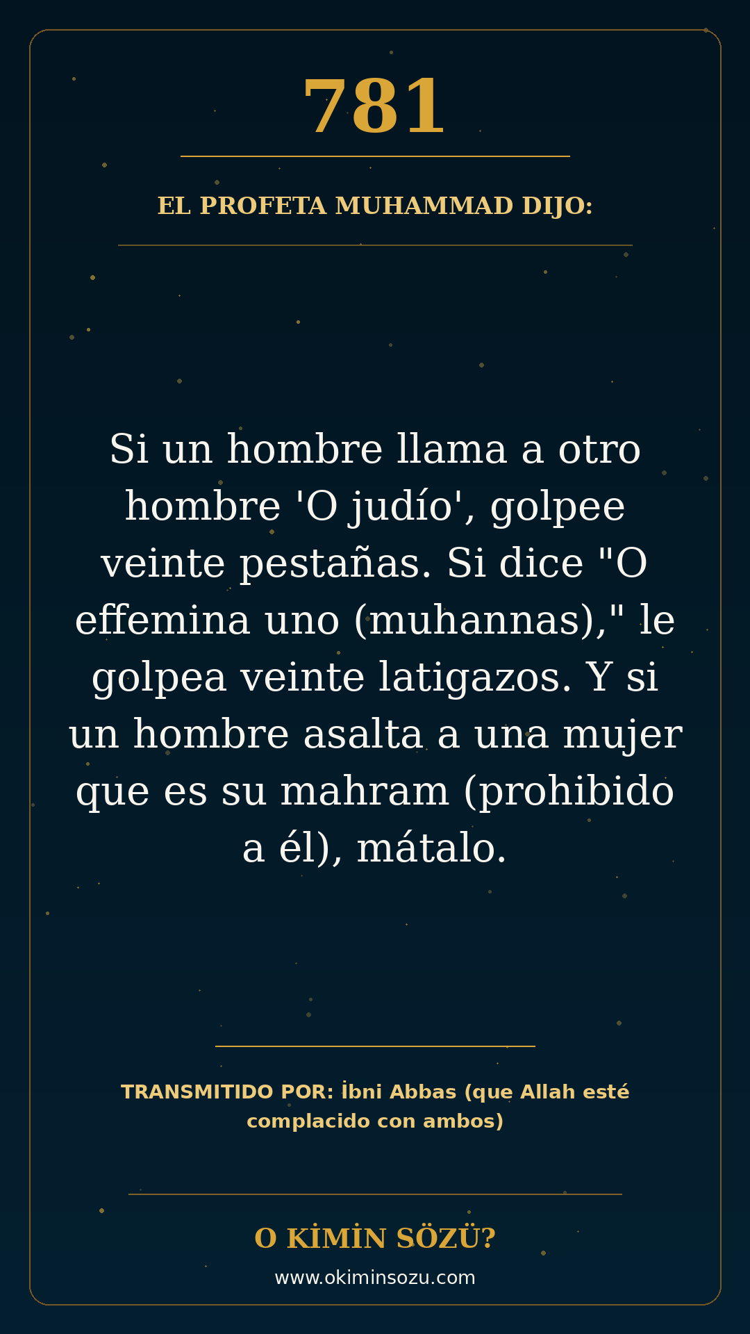 hadis 0781 es