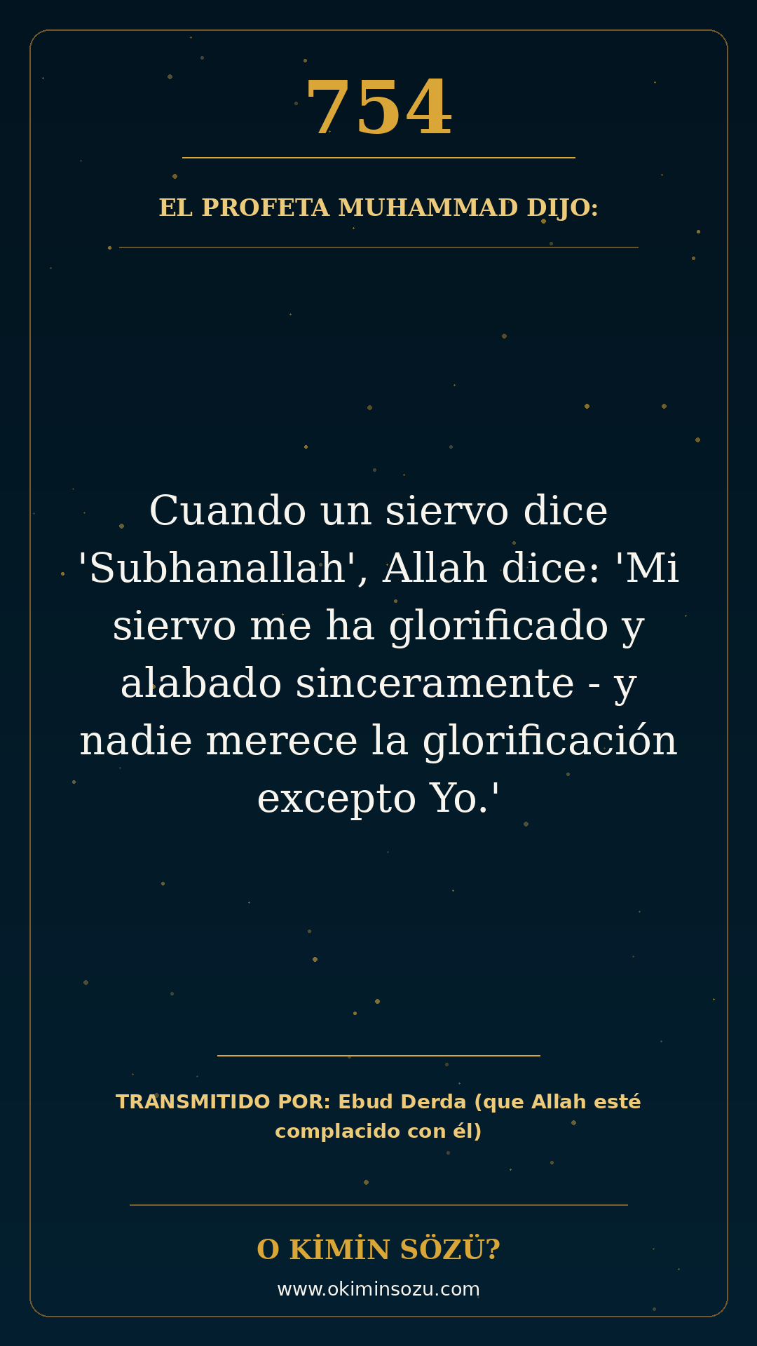 hadis 0754 es
