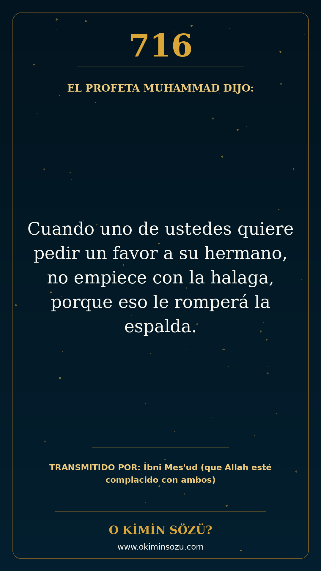 hadis 0716 es
