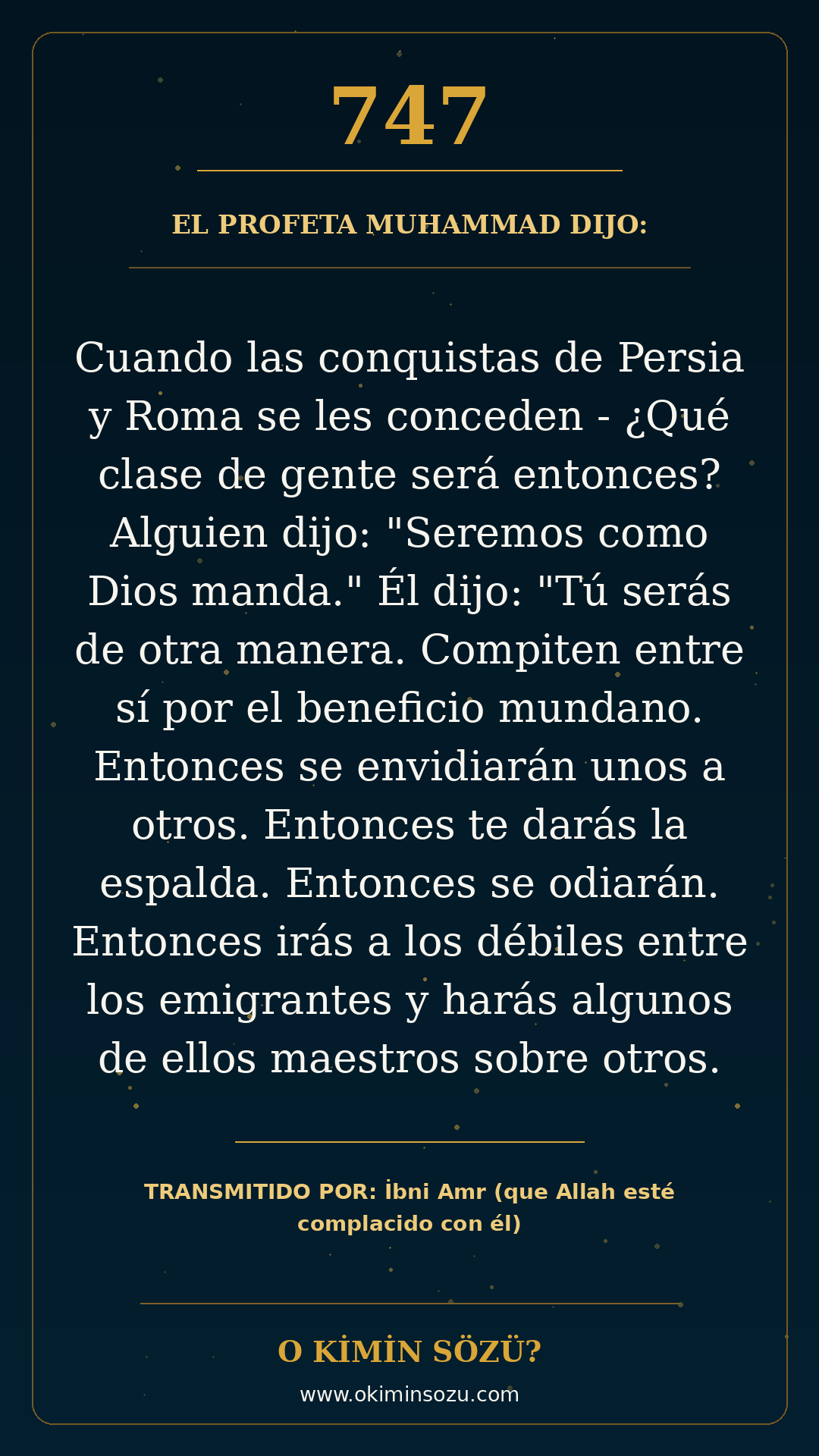 hadis 0747 es
