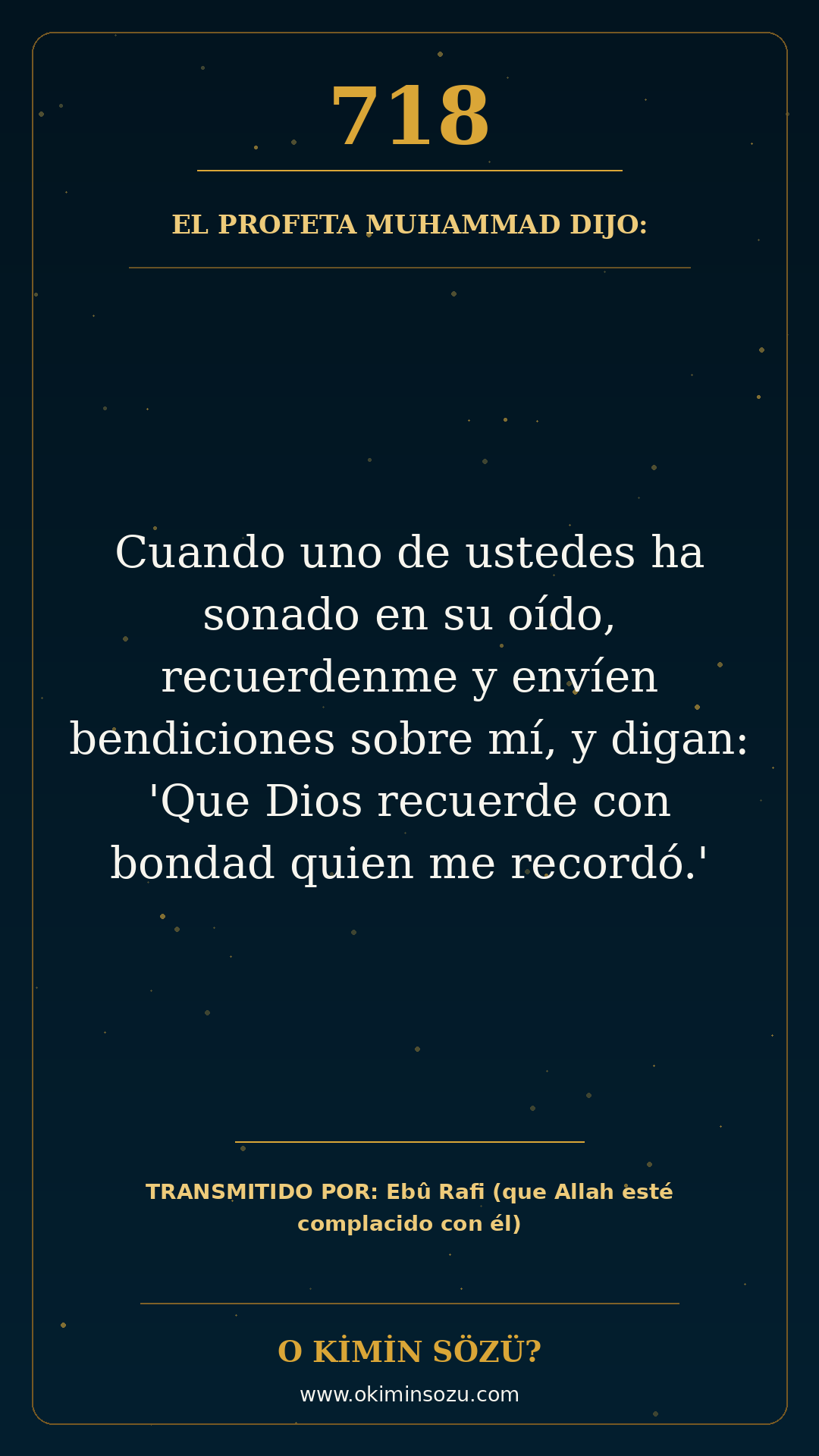 hadis 0718 es