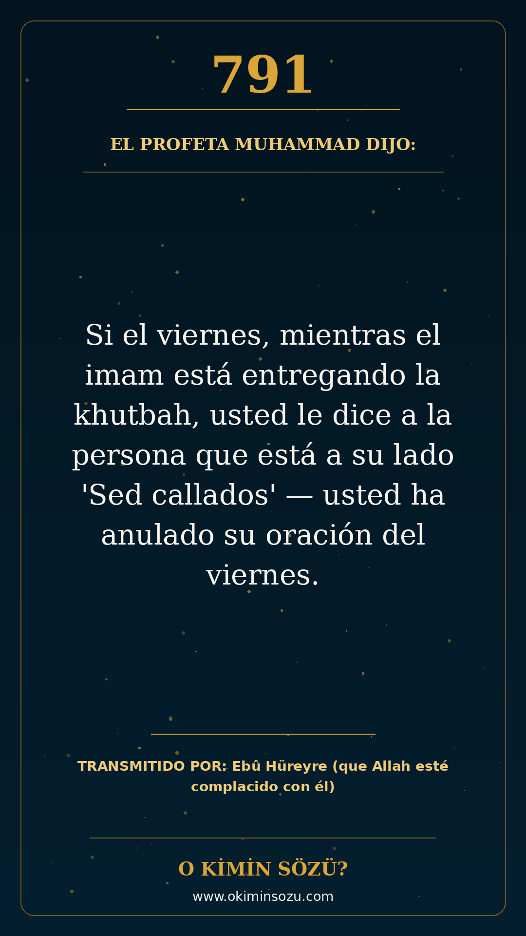 hadis 0791 es