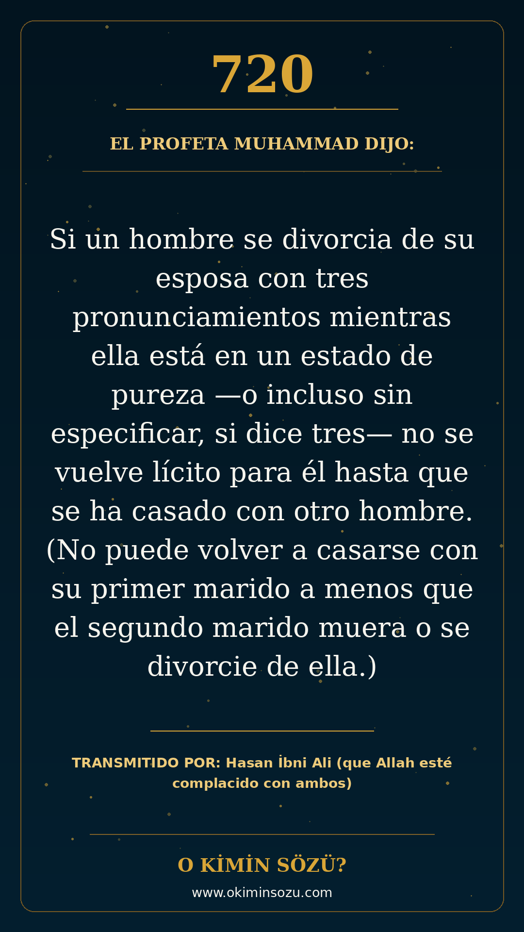 hadis 0720 es