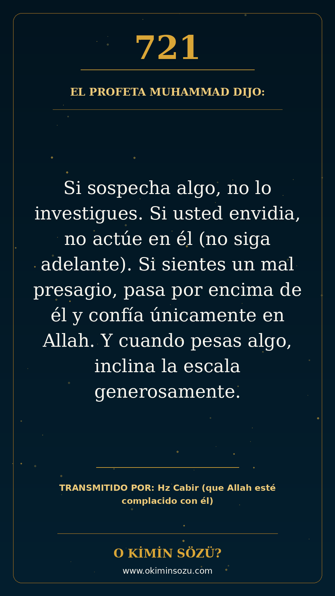 hadis 0721 es