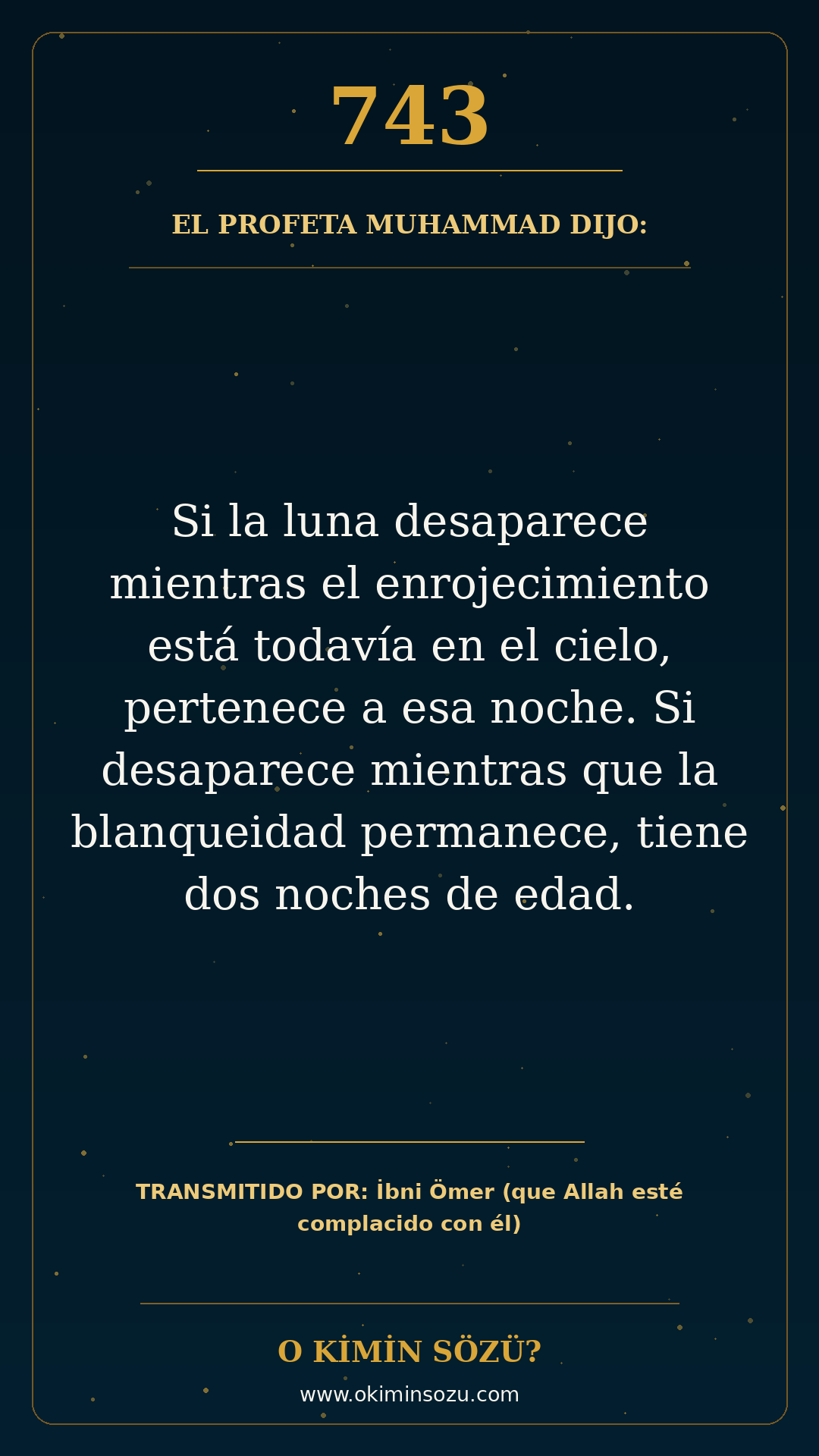 hadis 0743 es