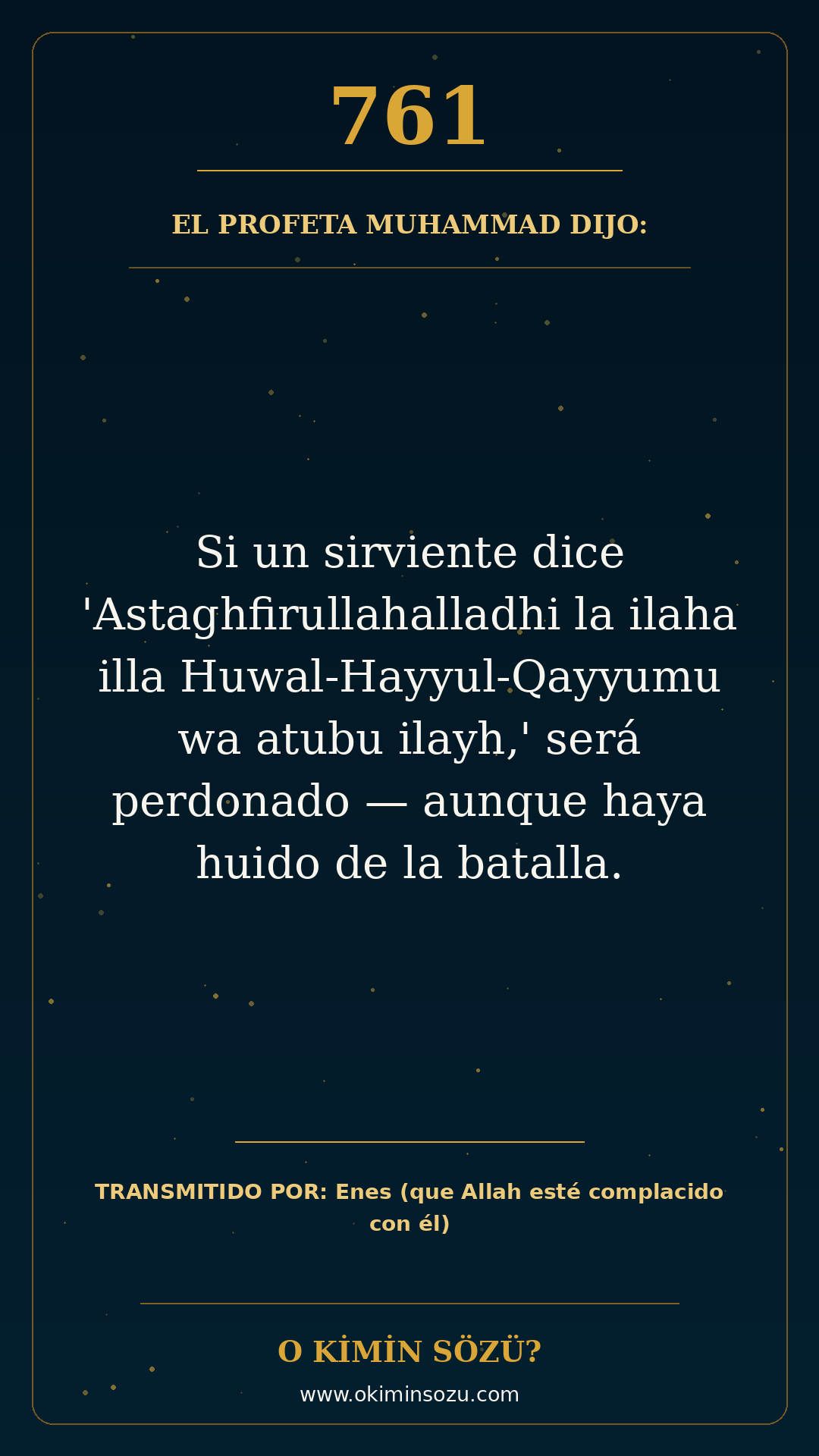 hadis 0761 es