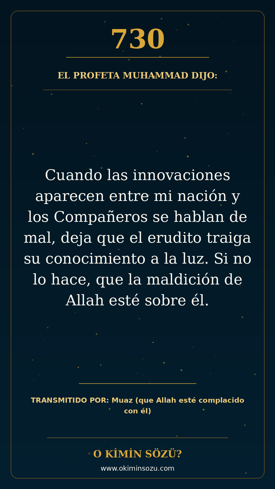 hadis 0730 es