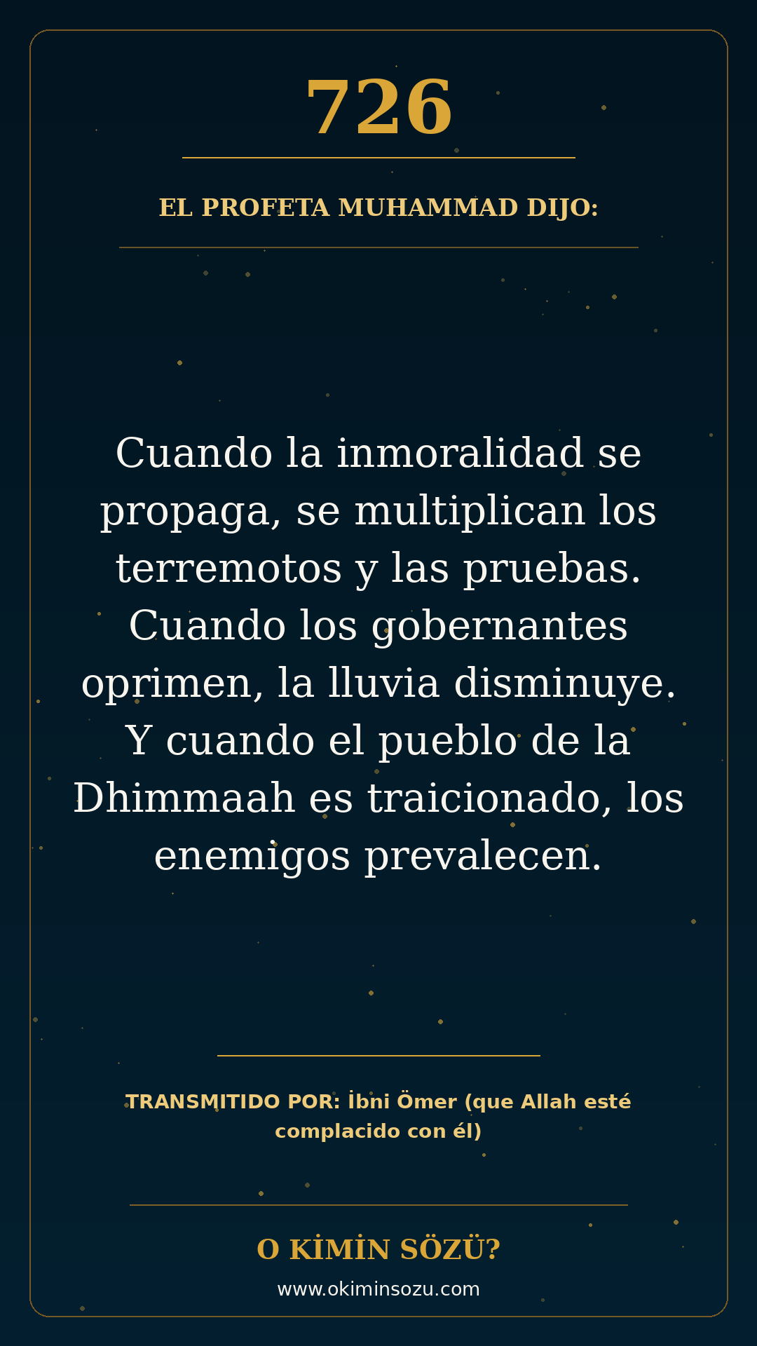 hadis 0726 es