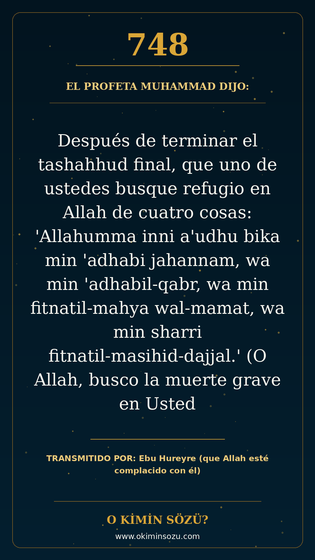 hadis 0748 es