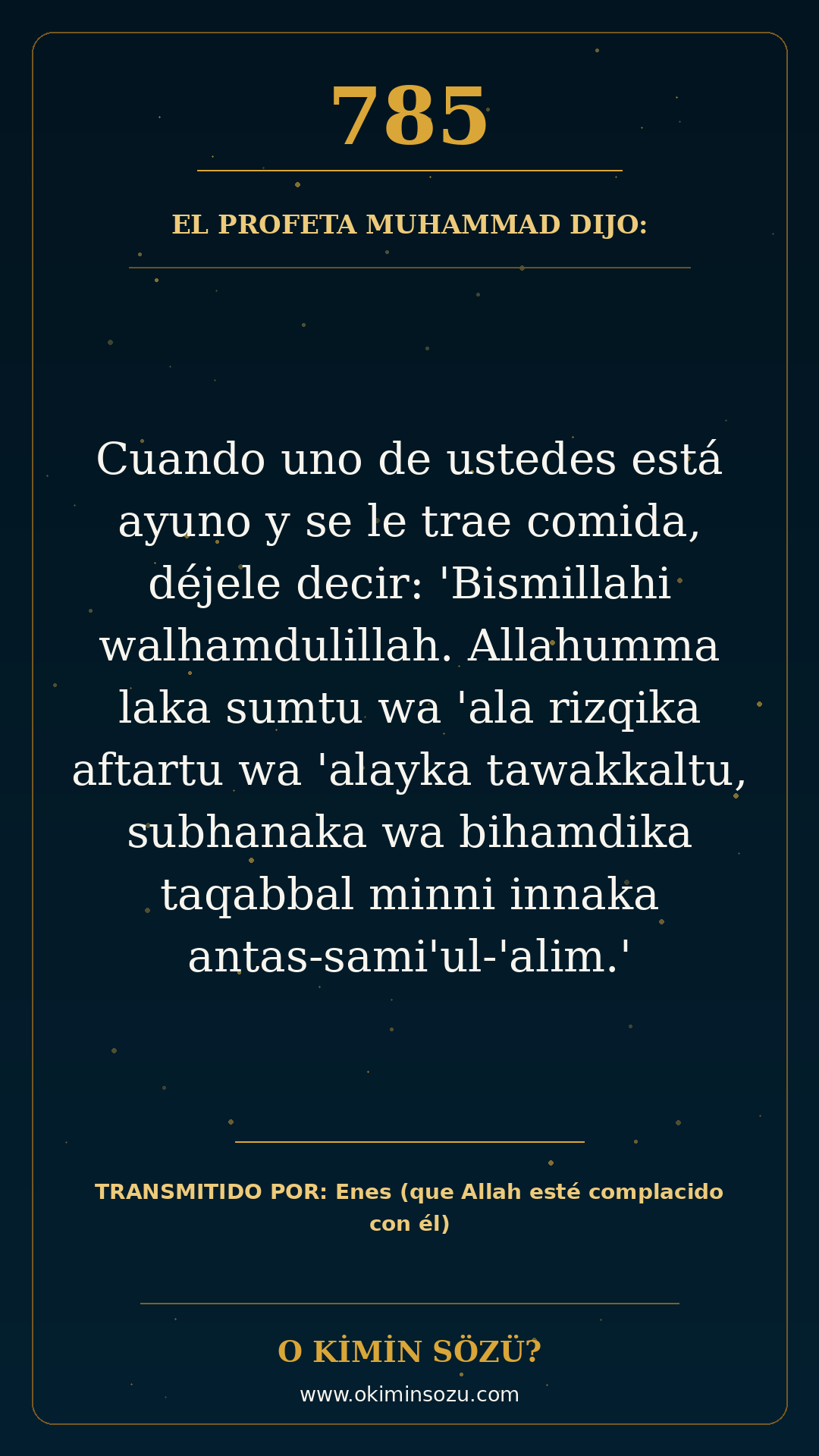 hadis 0785 es