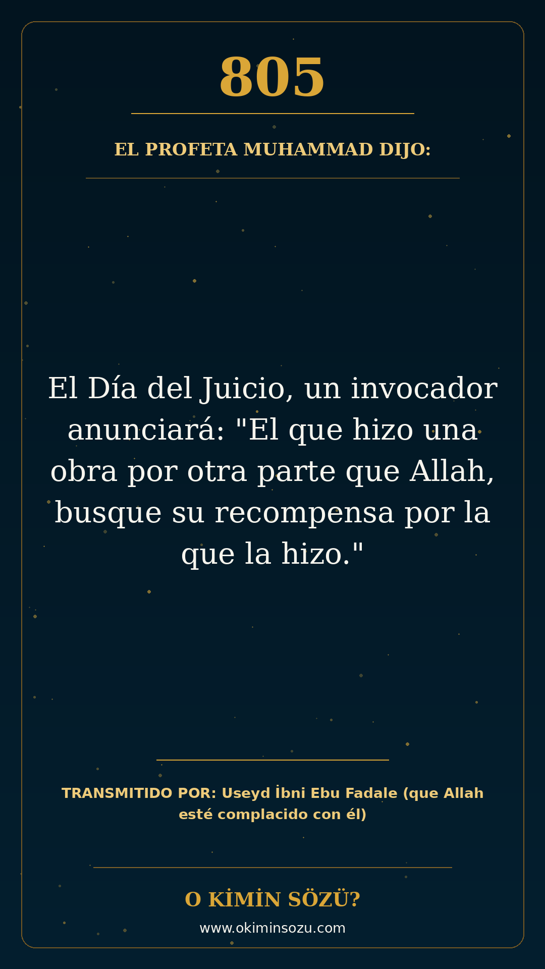 hadis 0805 es