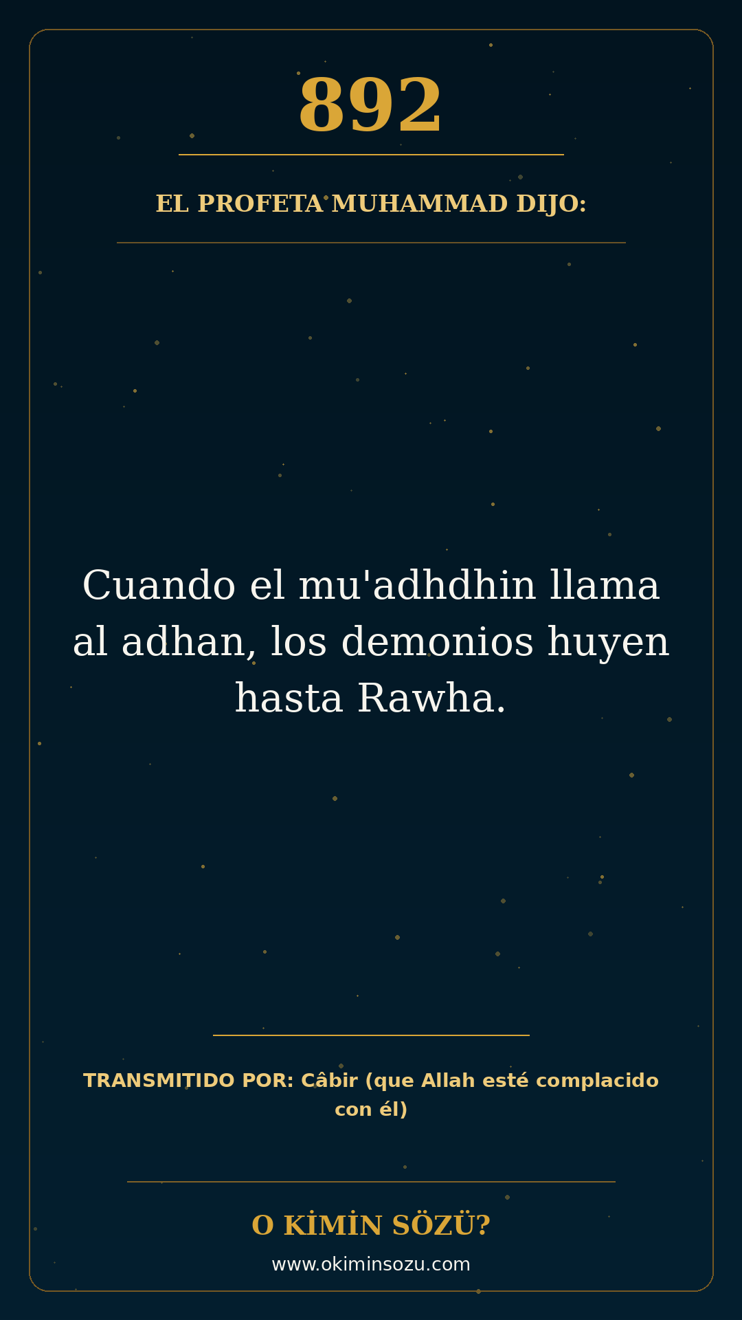 hadis 0892 es