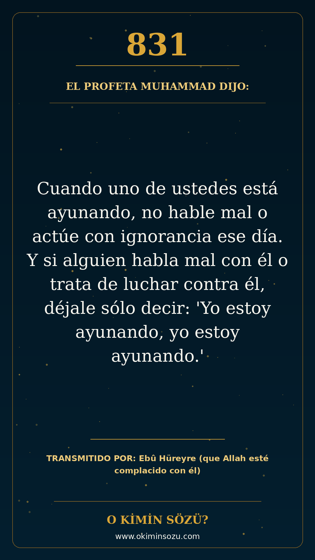 hadis 0831 es