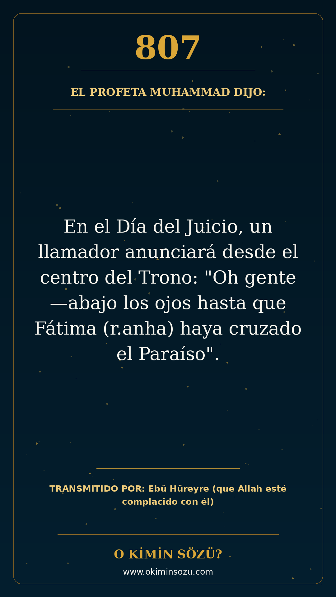 hadis 0807 es