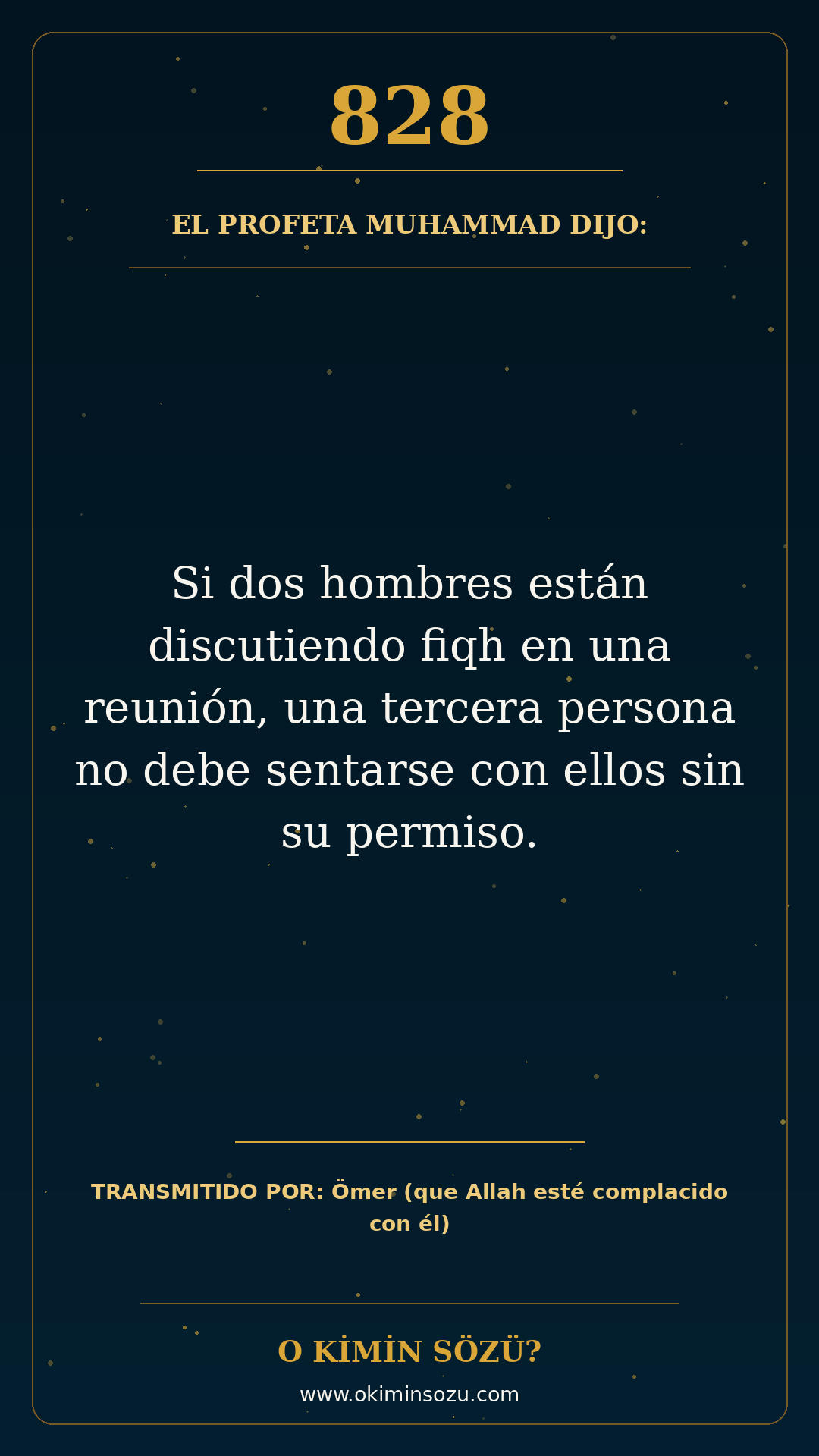 hadis 0828 es