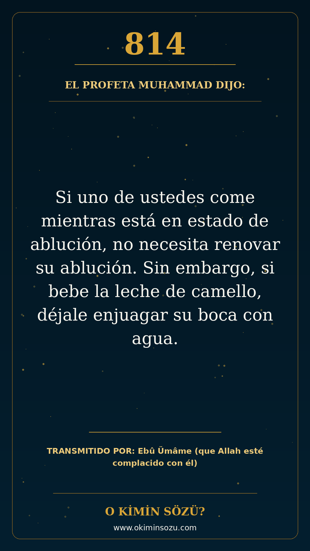hadis 0814 es