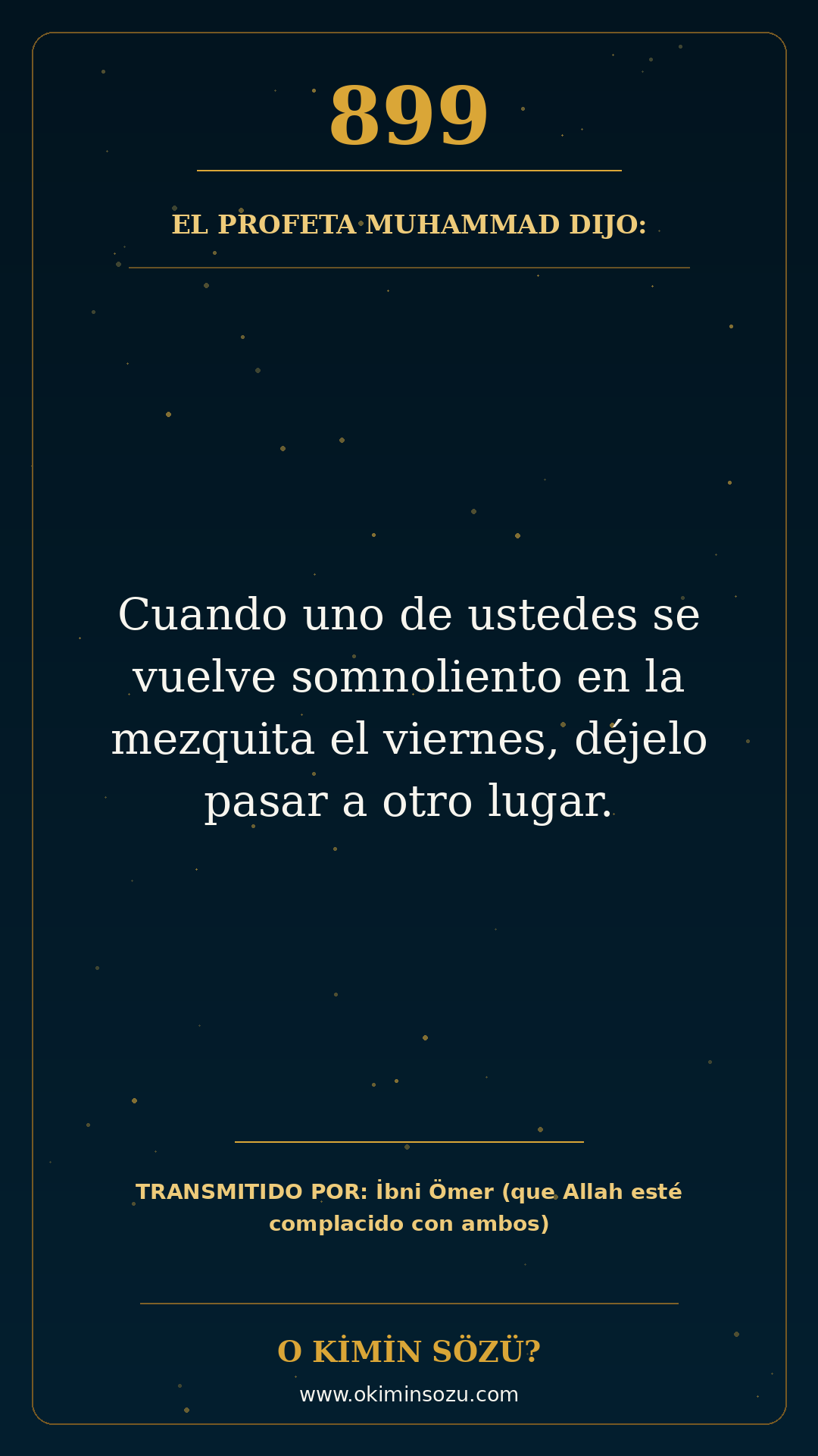 hadis 0899 es