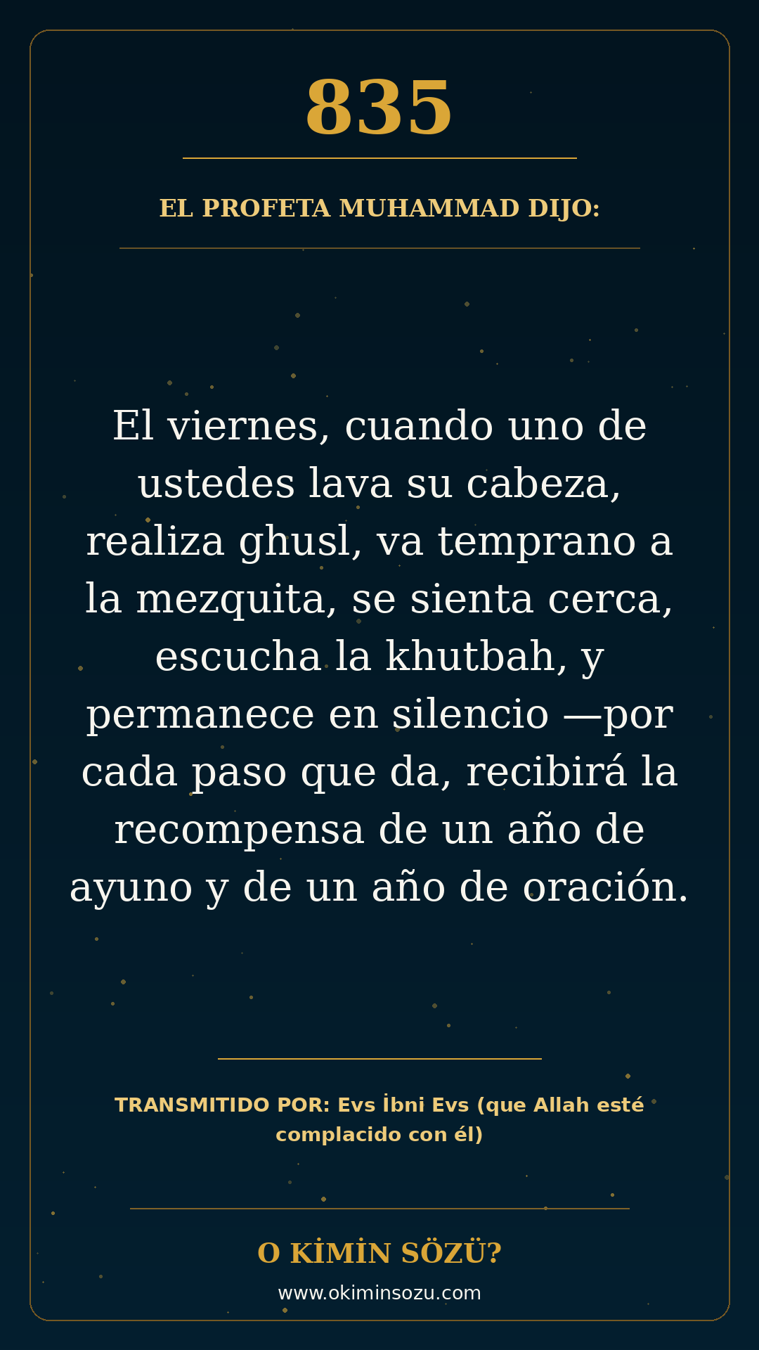 hadis 0835 es