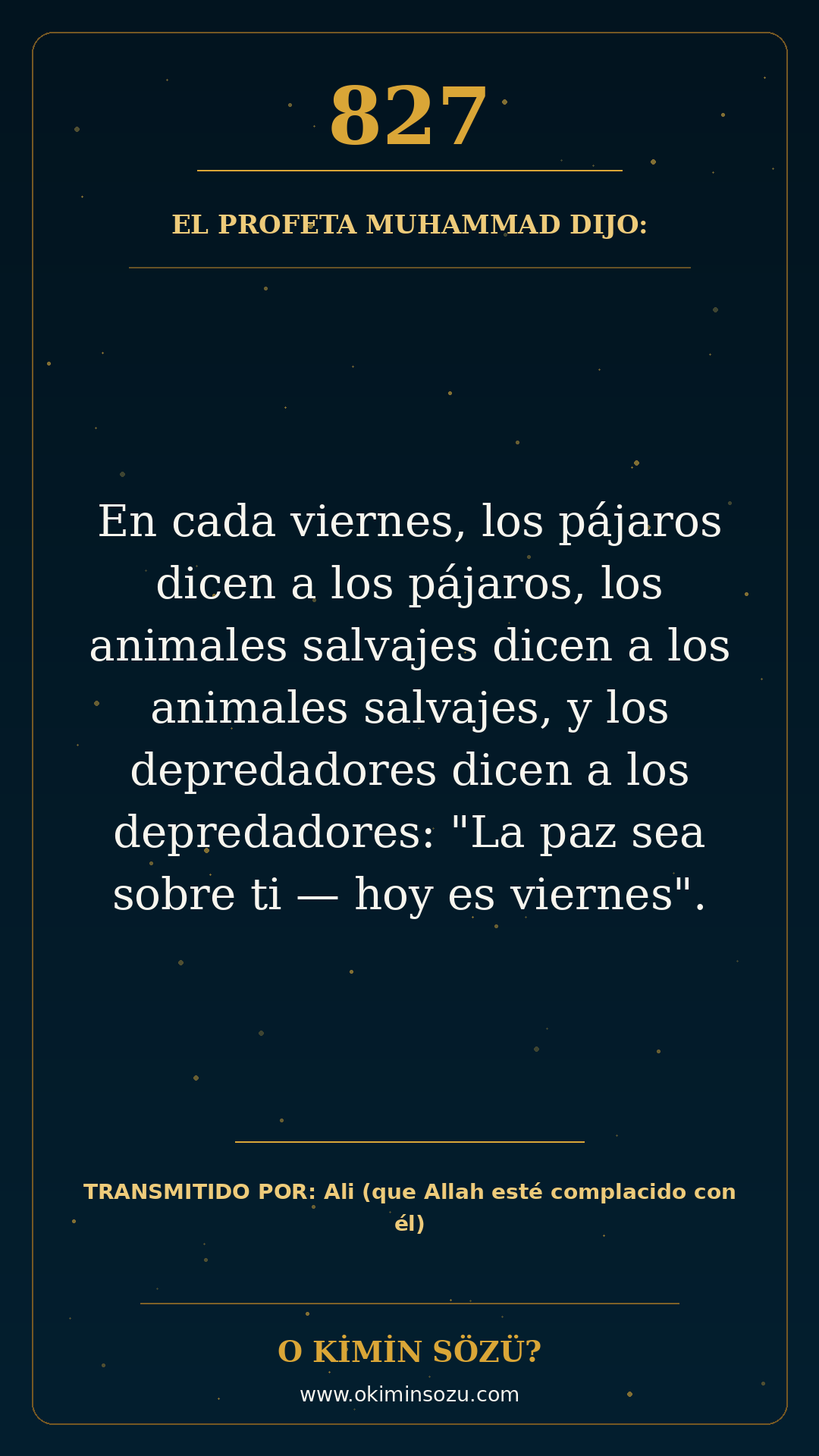 hadis 0827 es