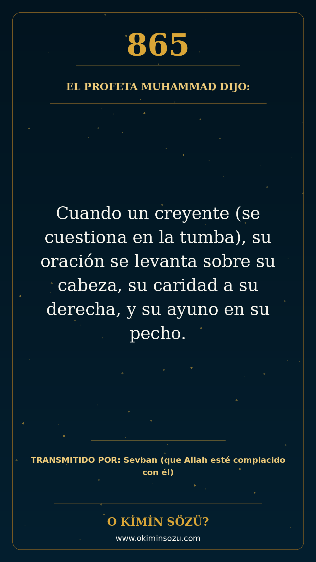 hadis 0865 es